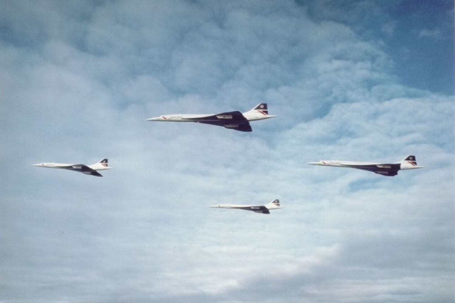 British Airways Concorde Formation