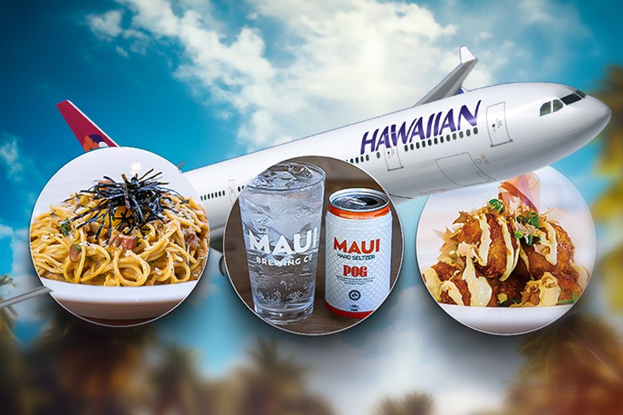 Hawaiian Airlines inflight food