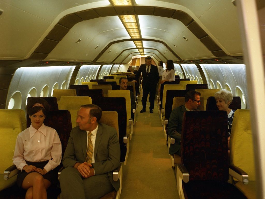 Boeing 2707 cabin mock-up