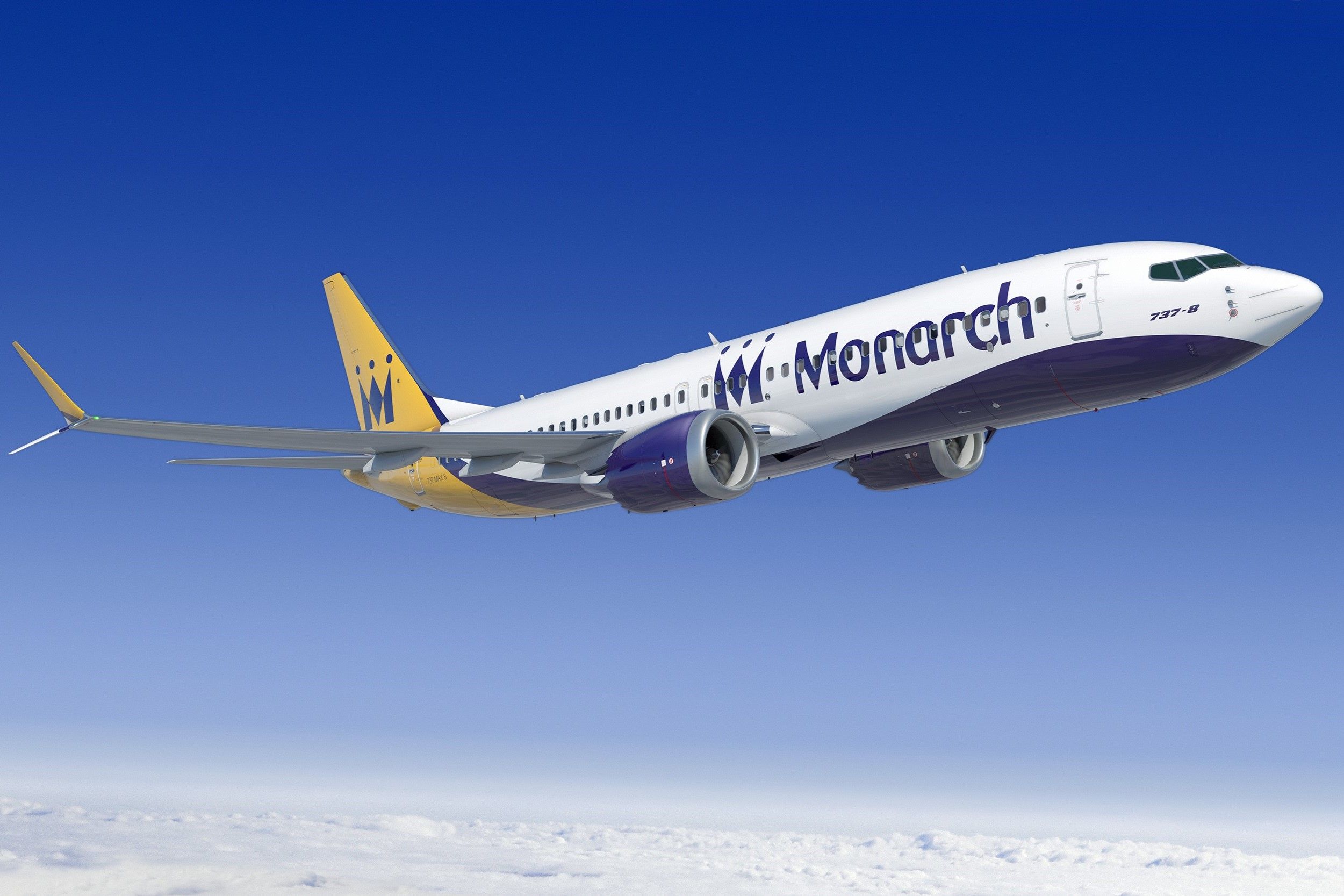 Monarch Boeing 737 MAX Rendering