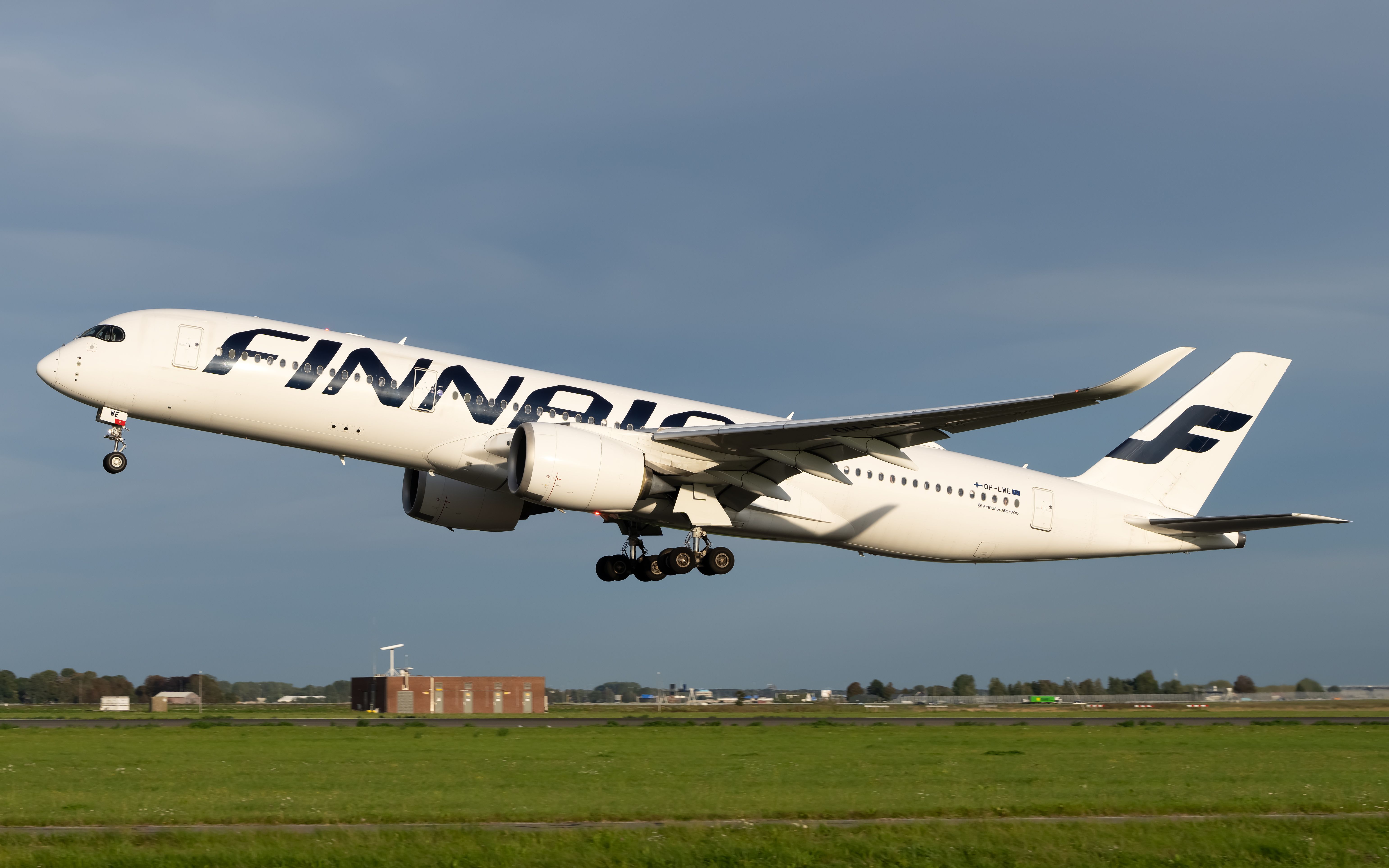 Finnair Airbus A350-900 In Amsterdam