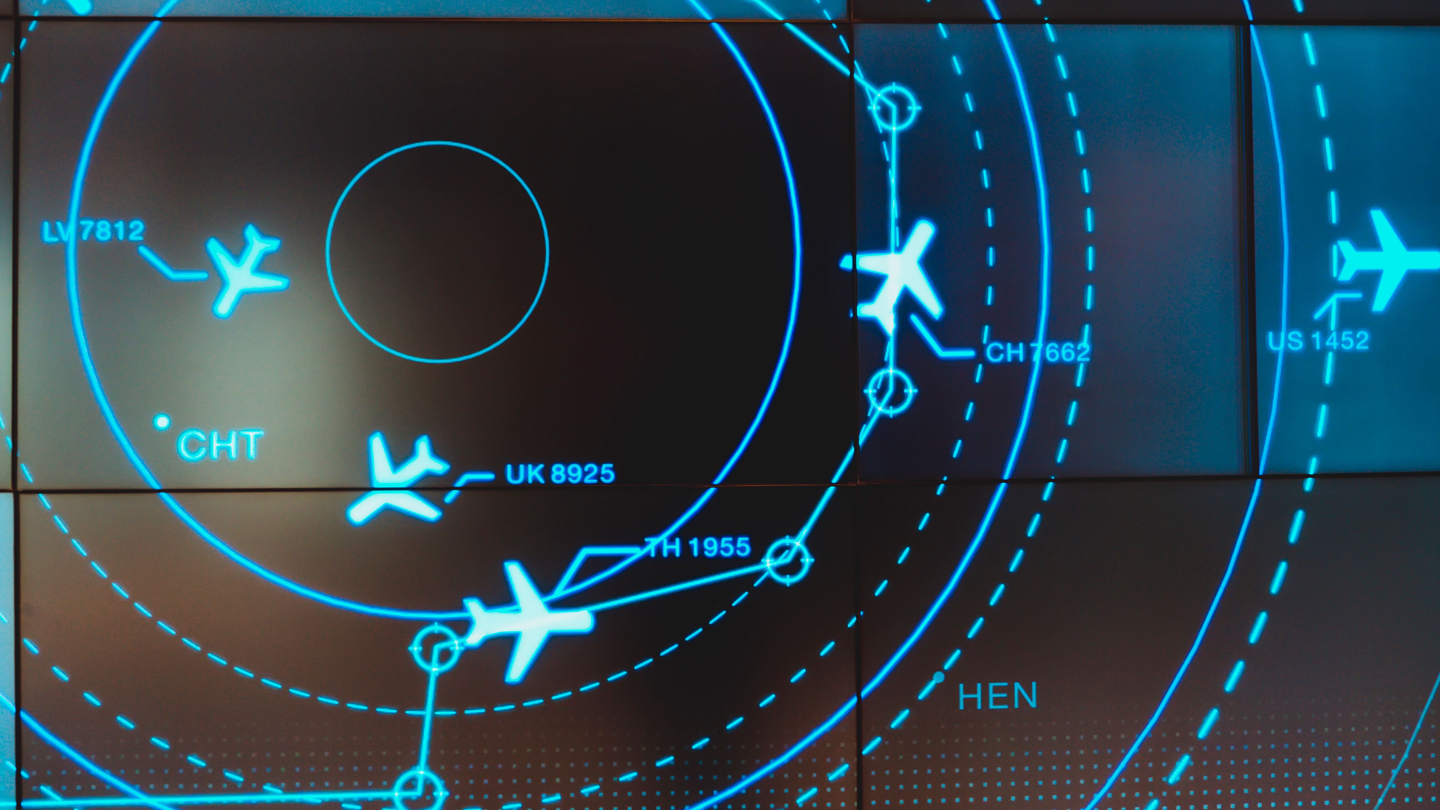 air traffic control screen