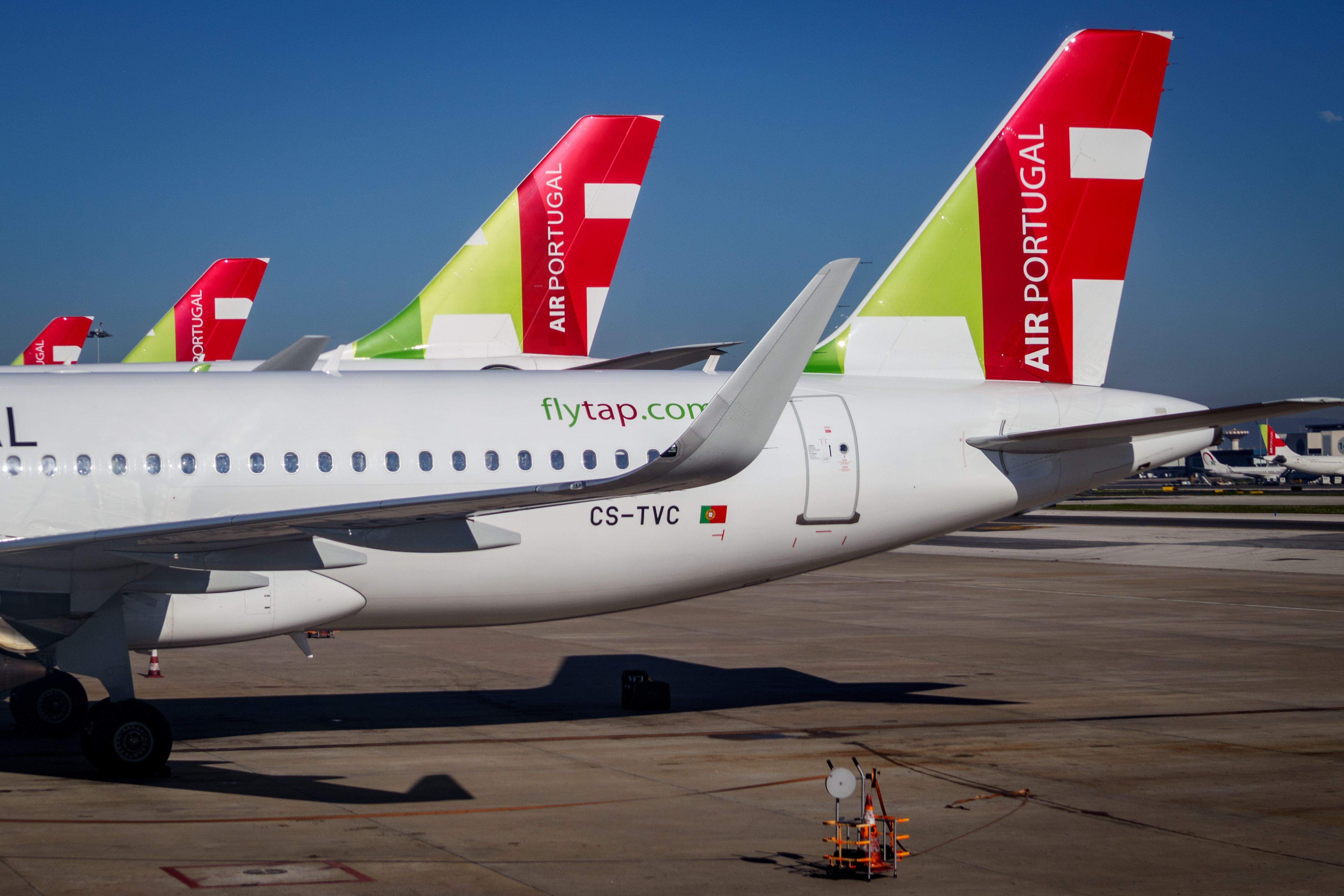 TAP Air Portugal aircraft parked