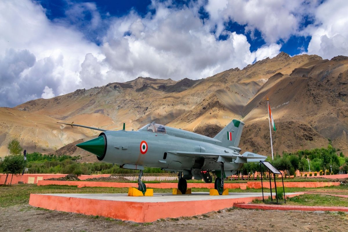 A MIG-21 fighter plane used by India in Kargil war 1999