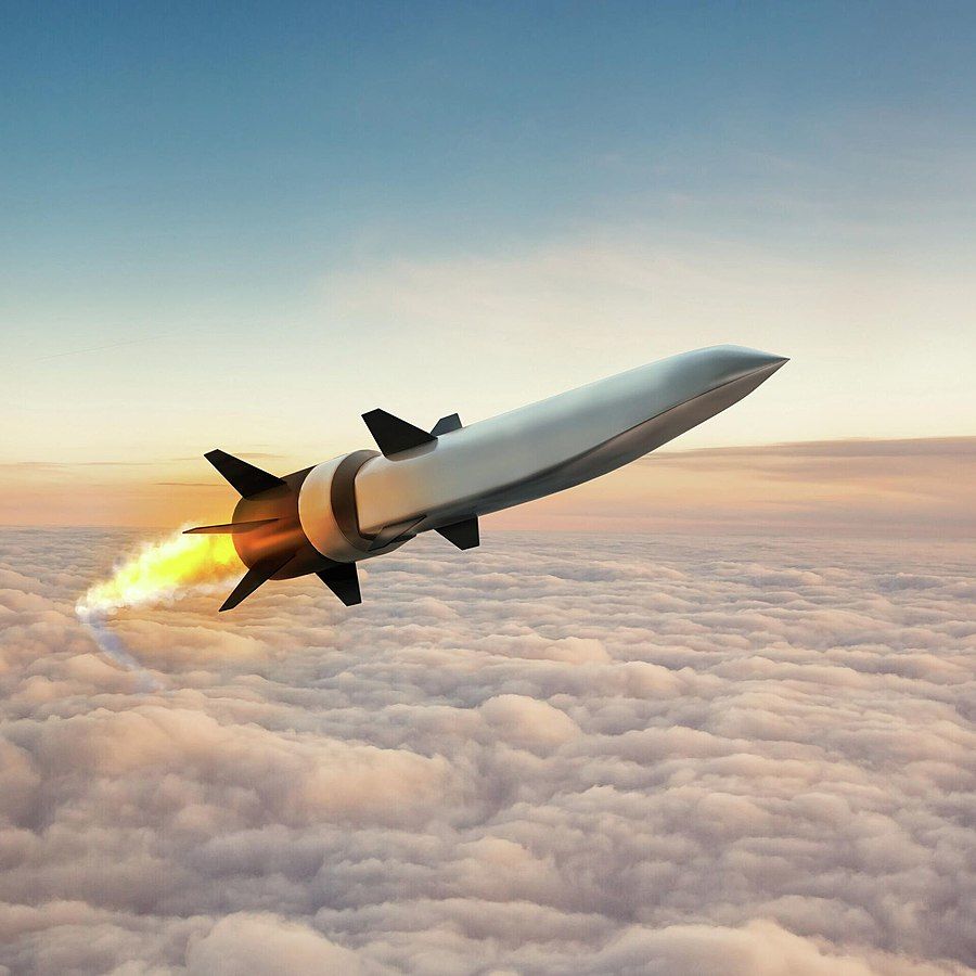 Rendering of a futurist hypersonic missile ShukriH l