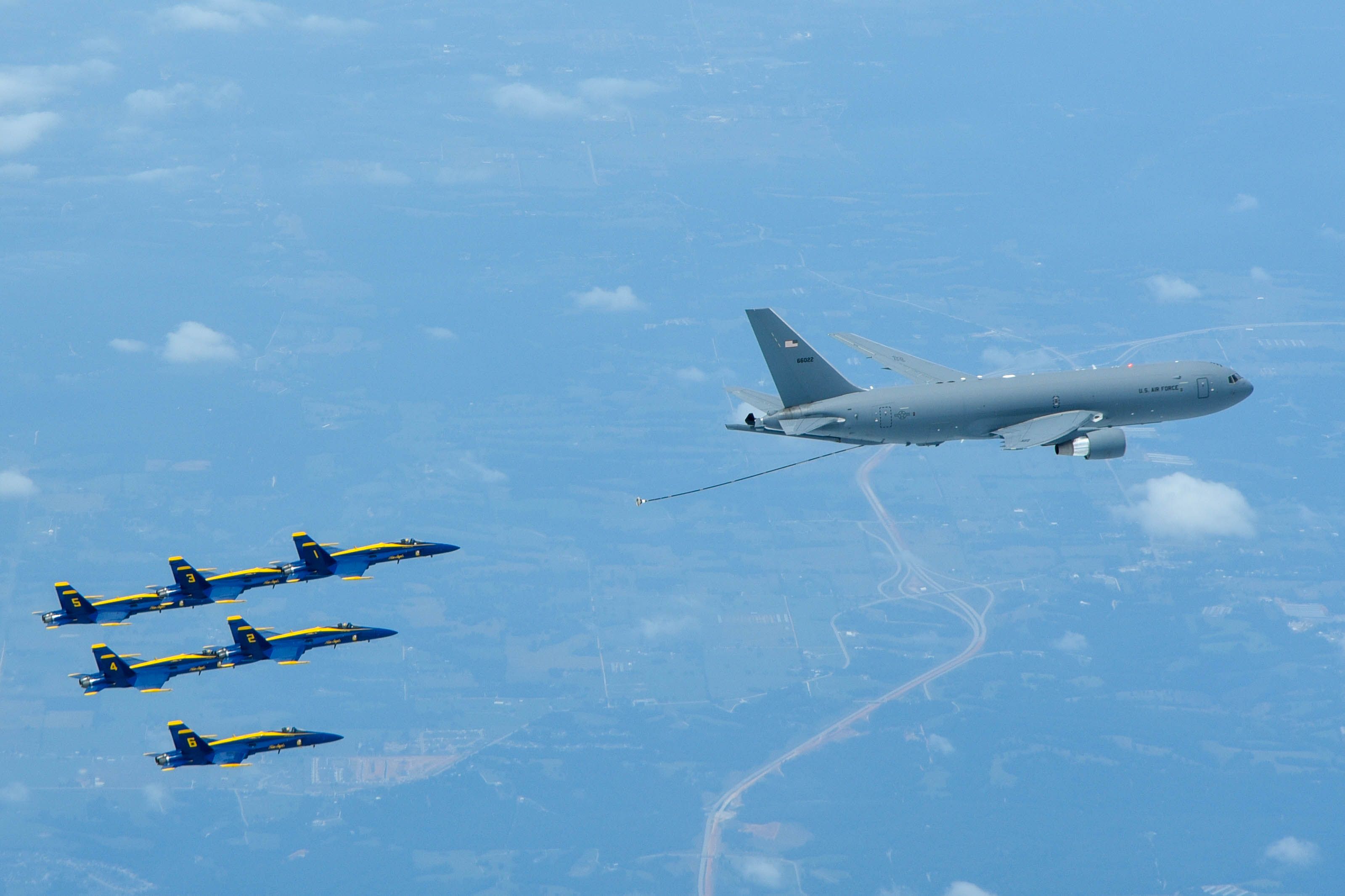 A KC-46 Pegasus assigned to the 931st Air Refueling Wing