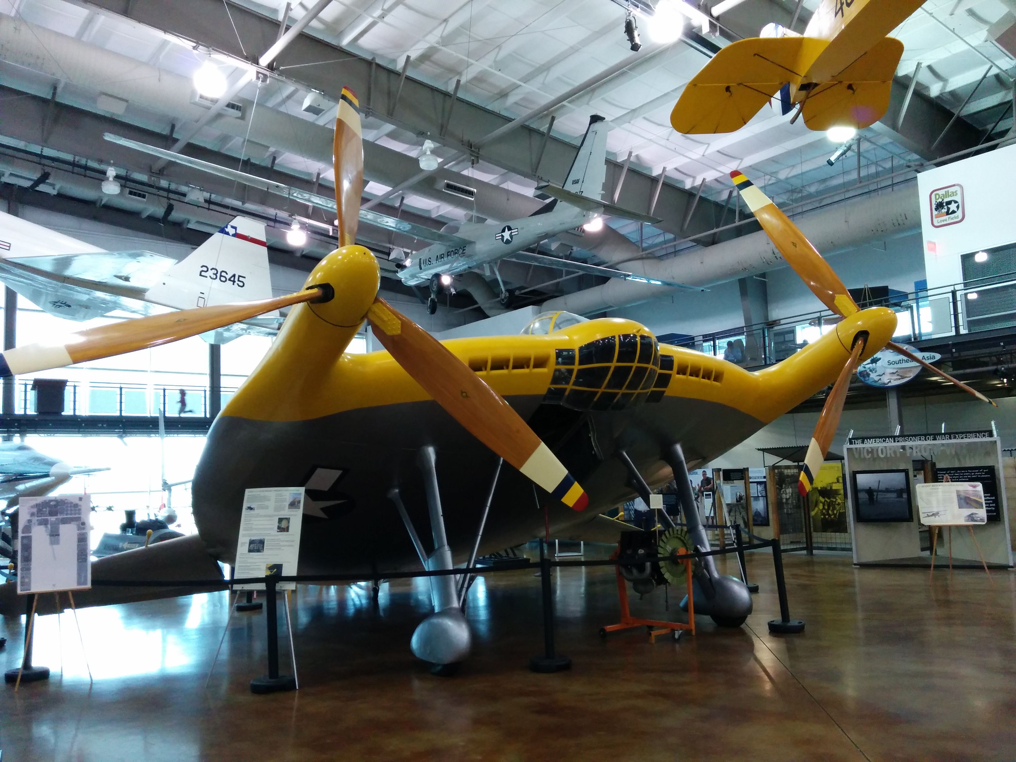  A Restored Vought V-173 on display at the Frontiers of Flight Museum in Dallas, TX.