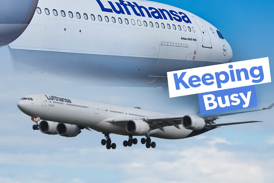 Lufthansa Airbus A340-600 Routes Custom Thumbnail