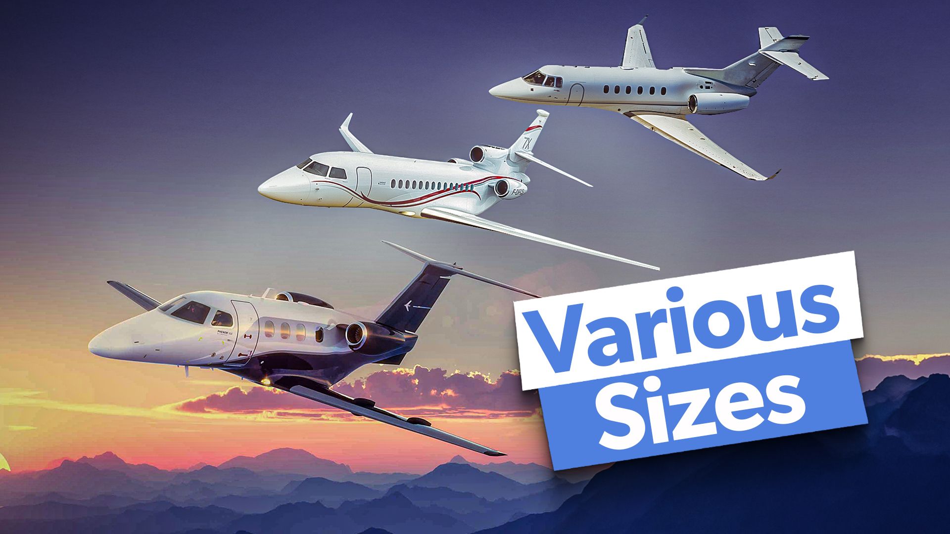 Various Sizes: A Look At The Different Types Of Private Jets