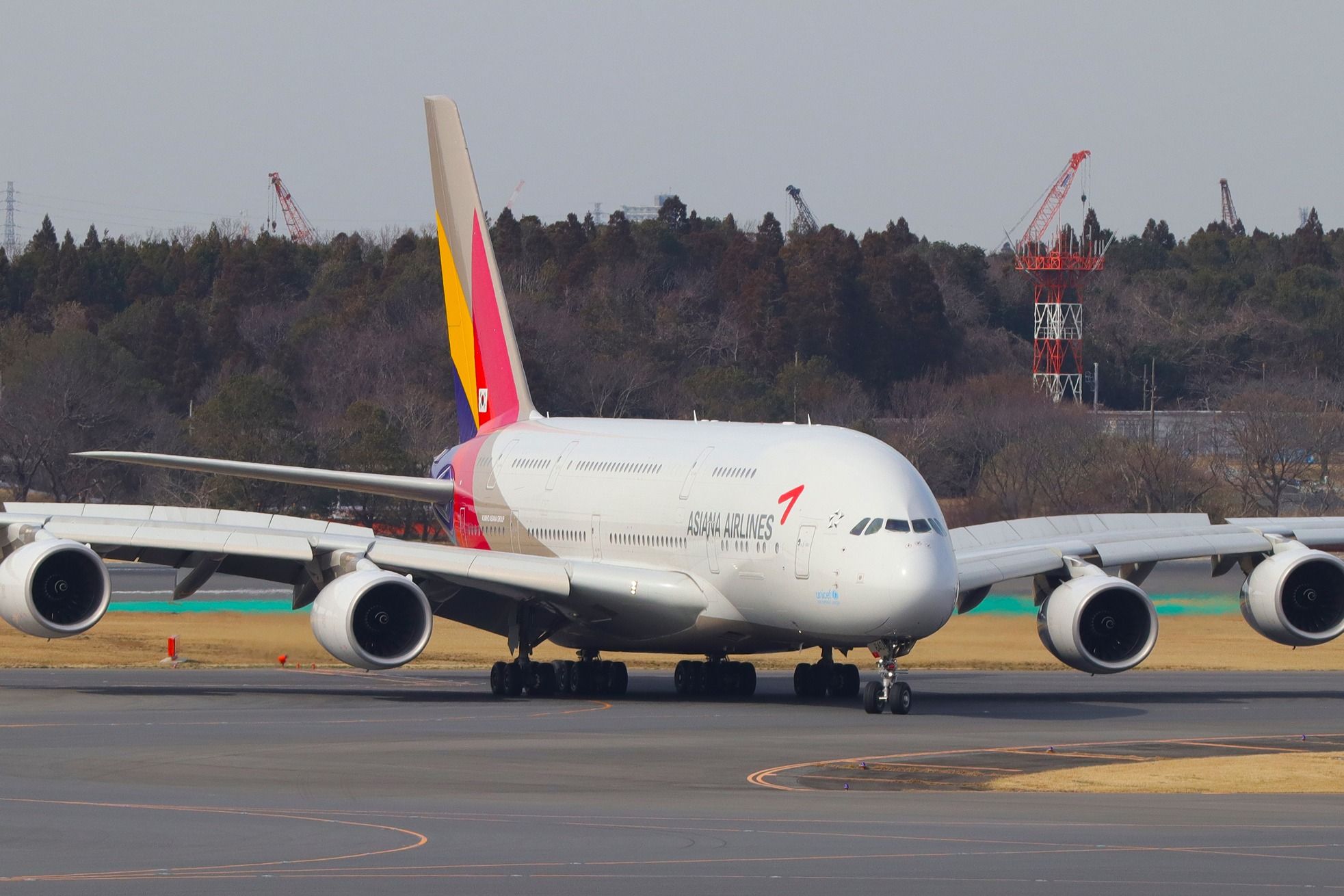 Asiana Airlines Airbus A380 NRT