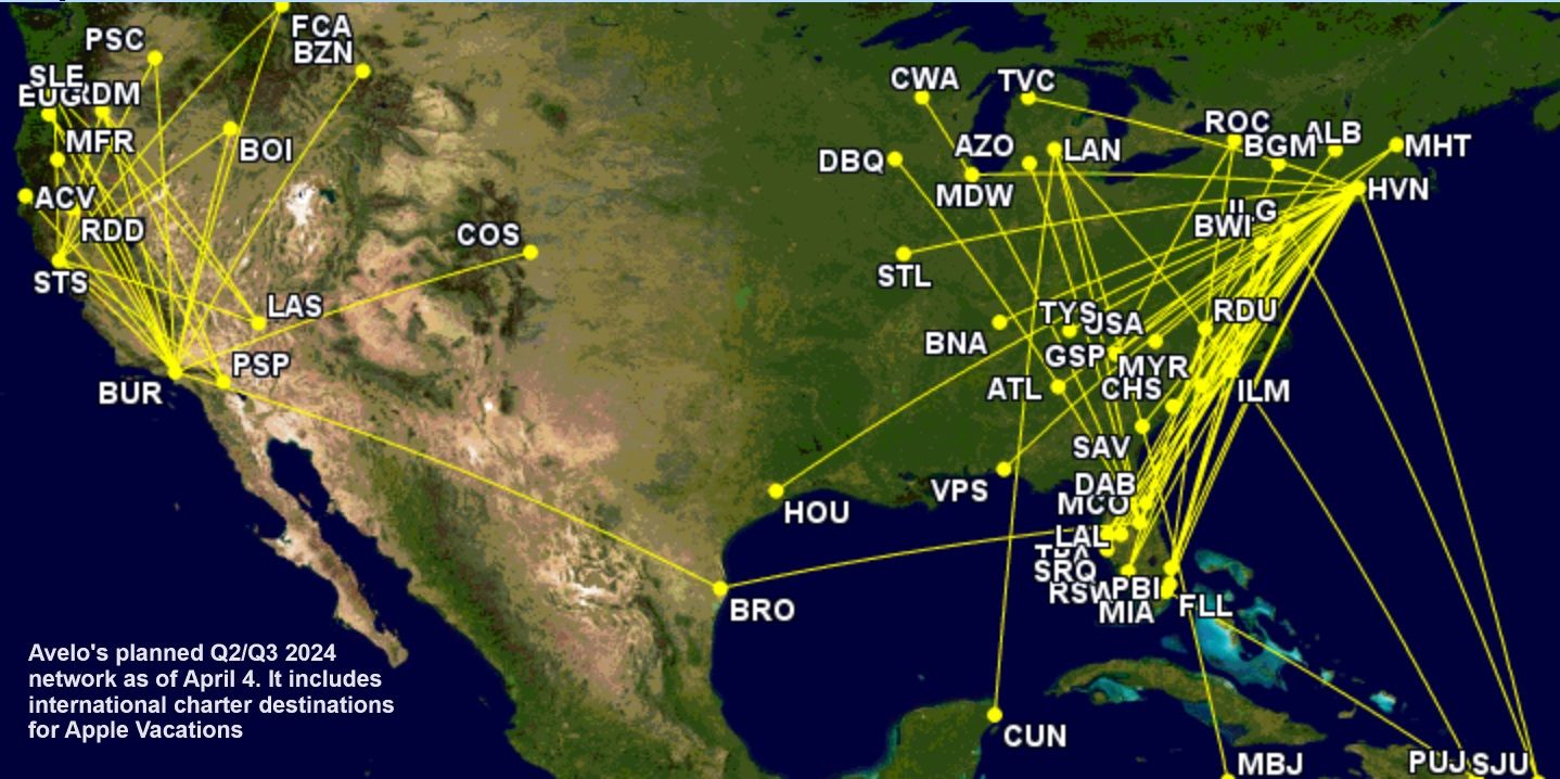 Just 223 Miles: A Look At Avelo Airlines' New Shortest Route