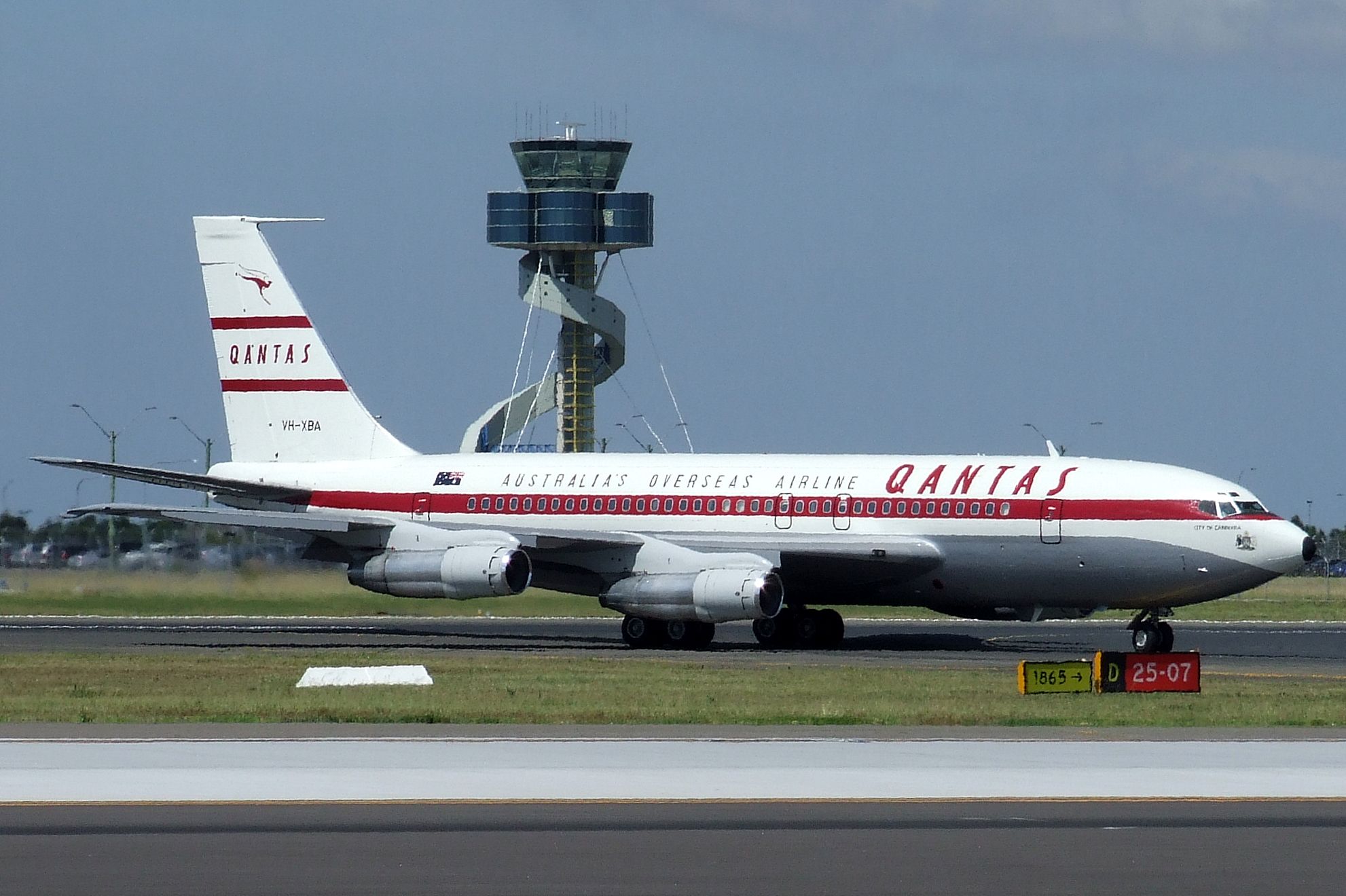 QANTAS 707-138 1/200 航空機・ヘリコプター - 航空機