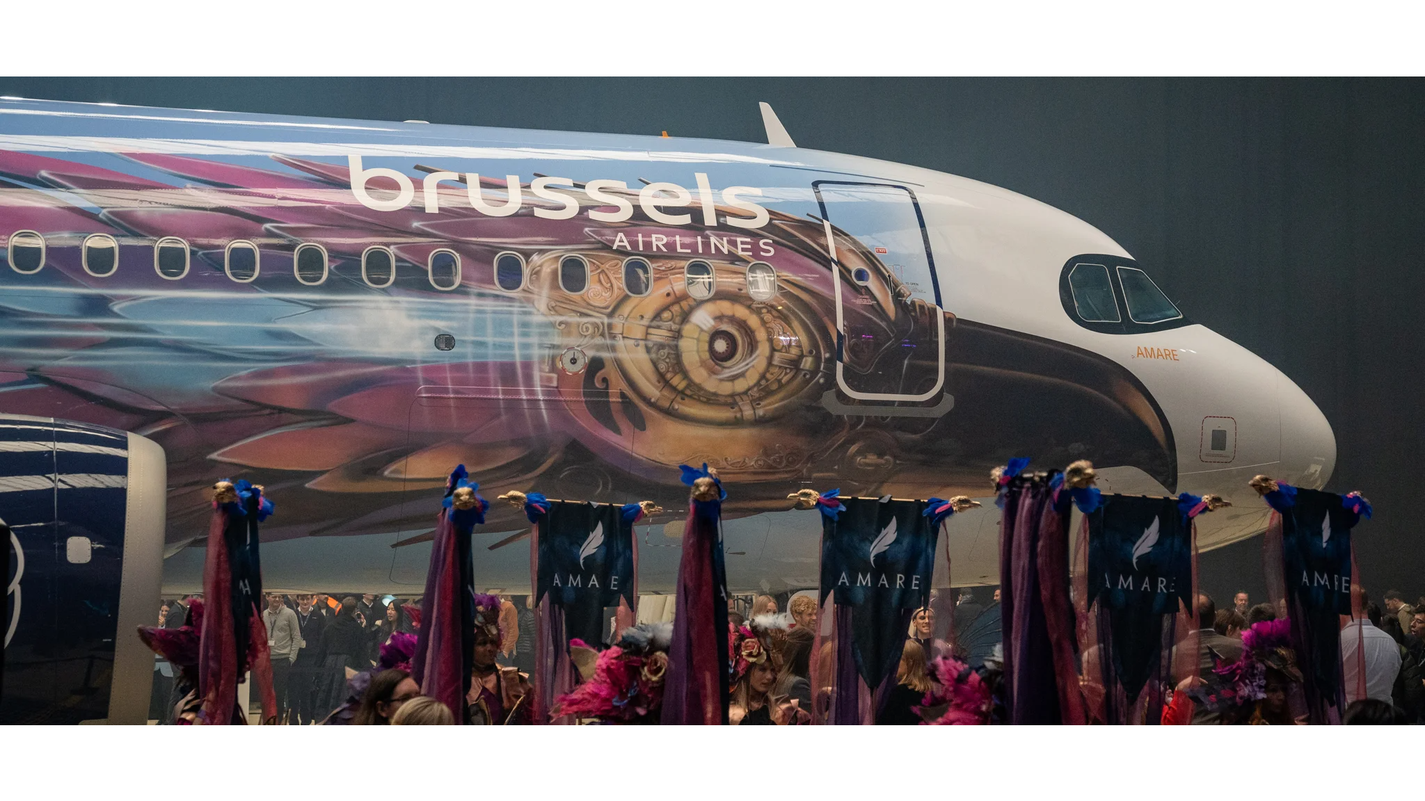 Brussels Airlines new Amare livery