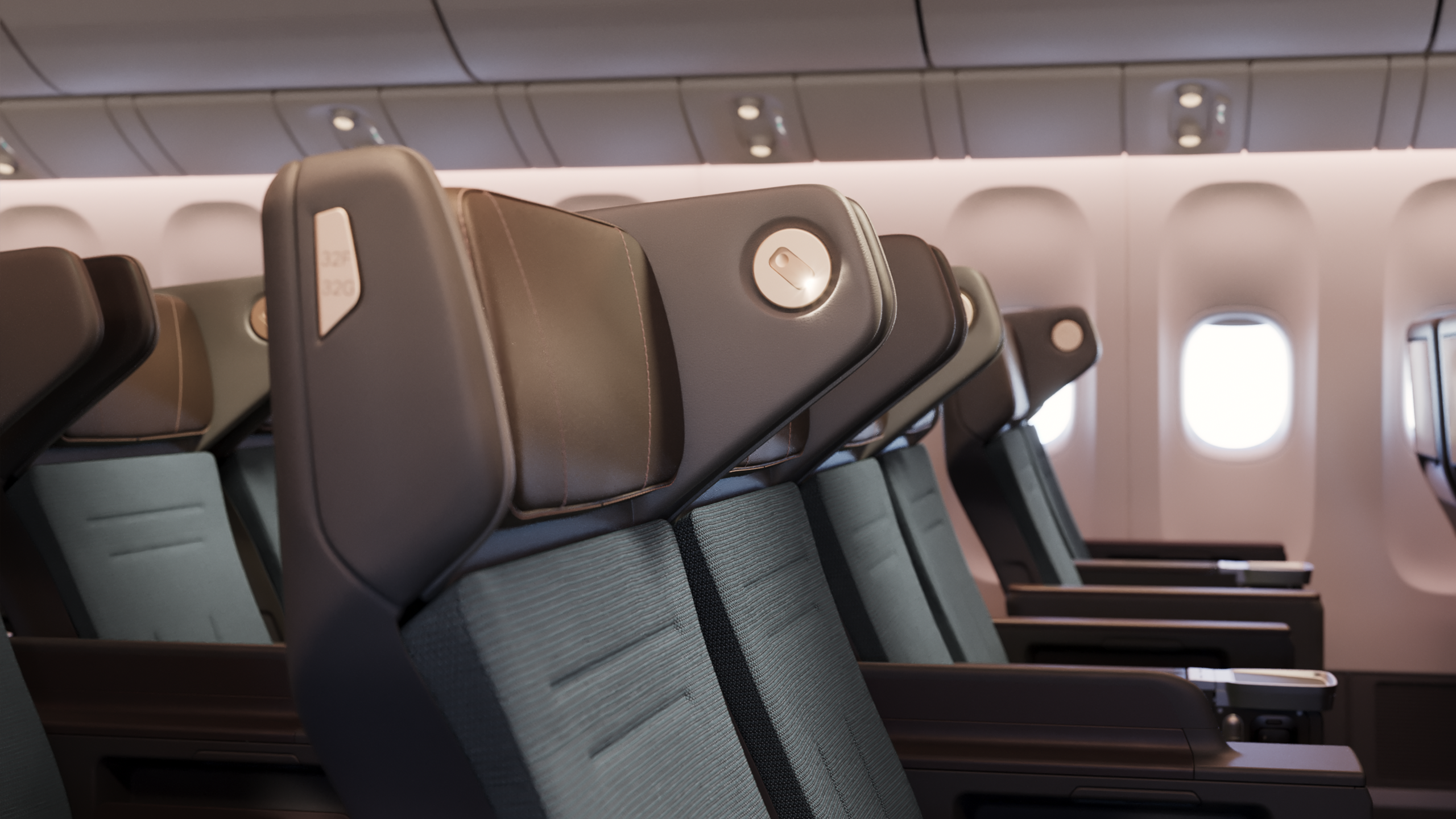 Cathay 777 Premium Economy Seat