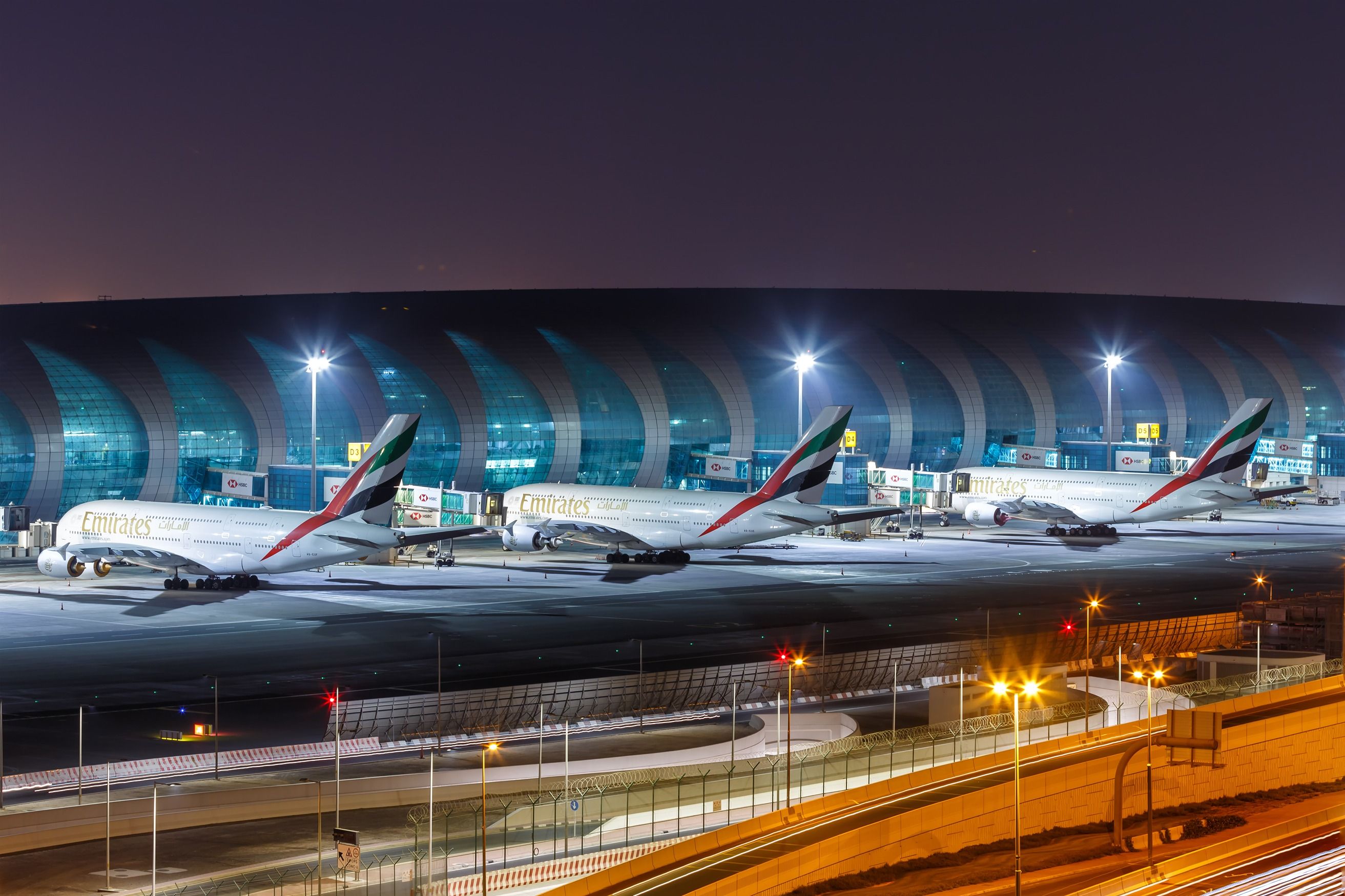 Emirates Airbus A380s DXB shutterstock_1994899532