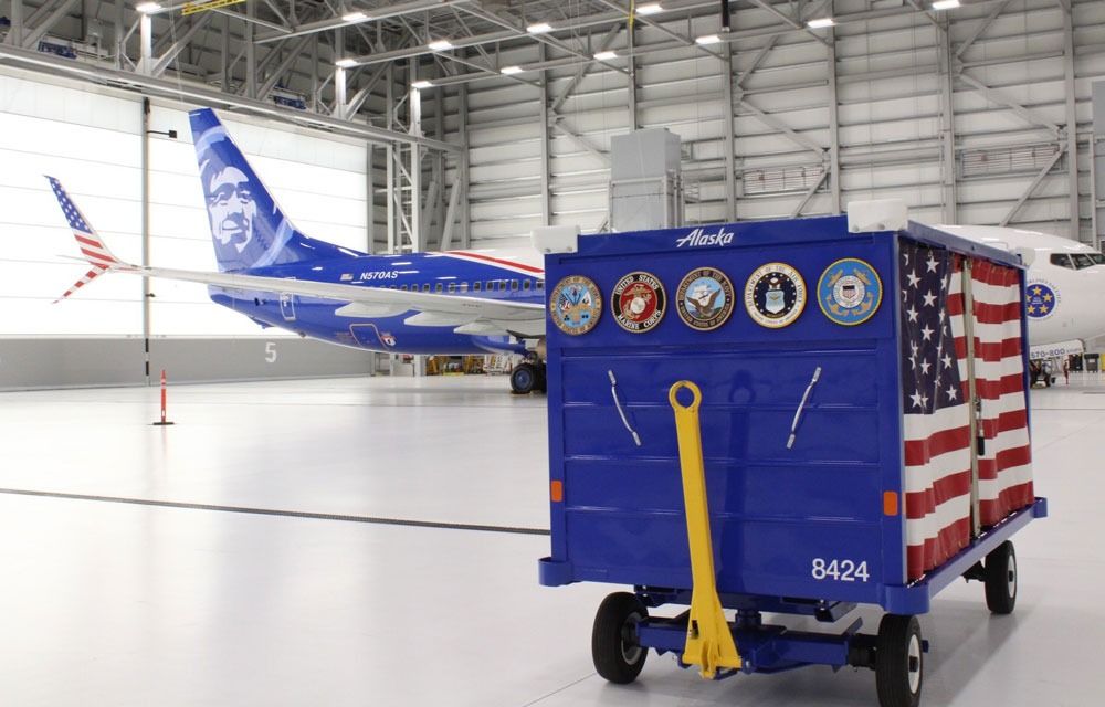 Fallen-Soldier-Cart-FAI-4-web - Alaska Airlines Fallen Soldier Program Cart & Alaska Airlines tribute 737-900ER livery
