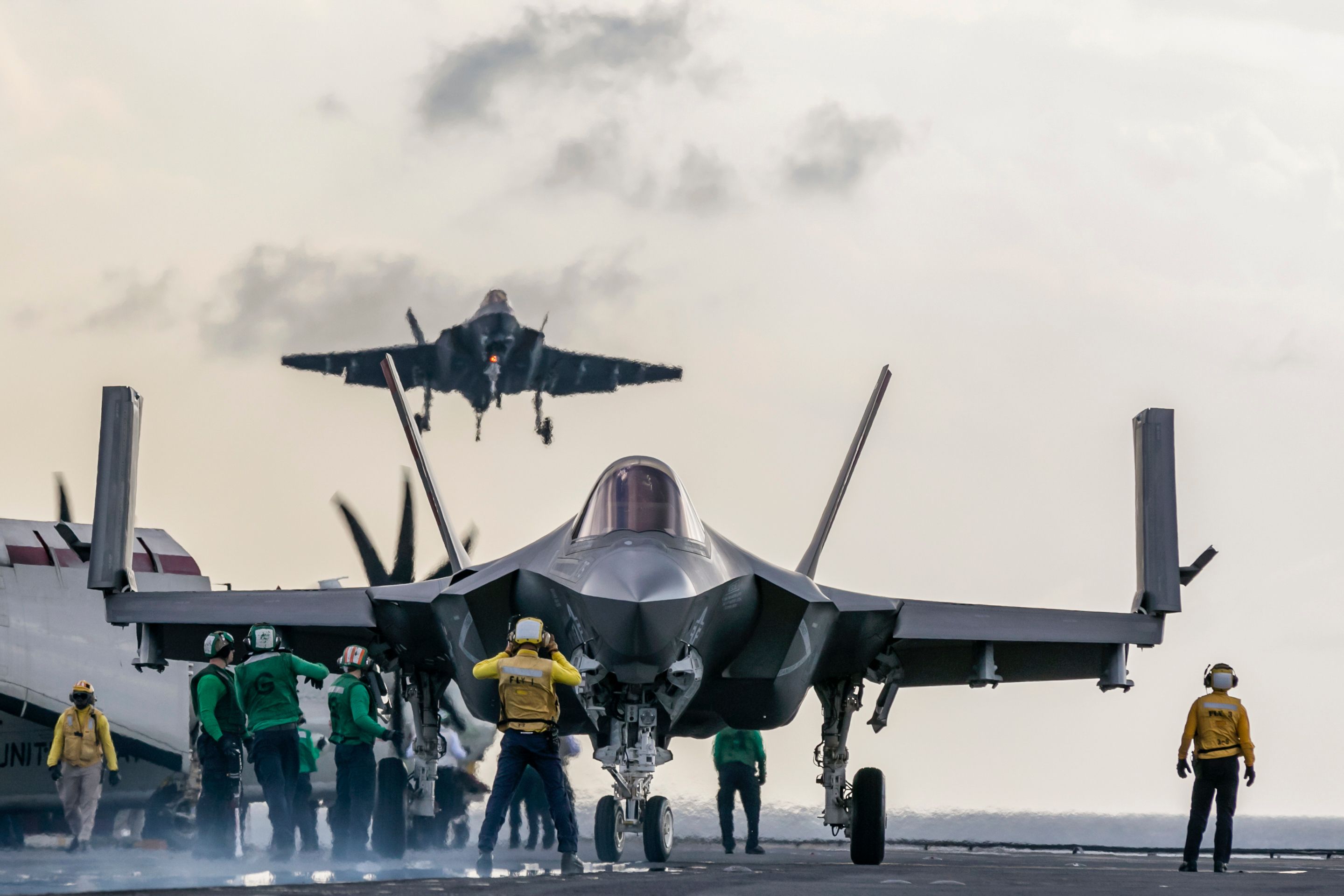 Lockheed Martin F-35C aboard the USS George Washington 