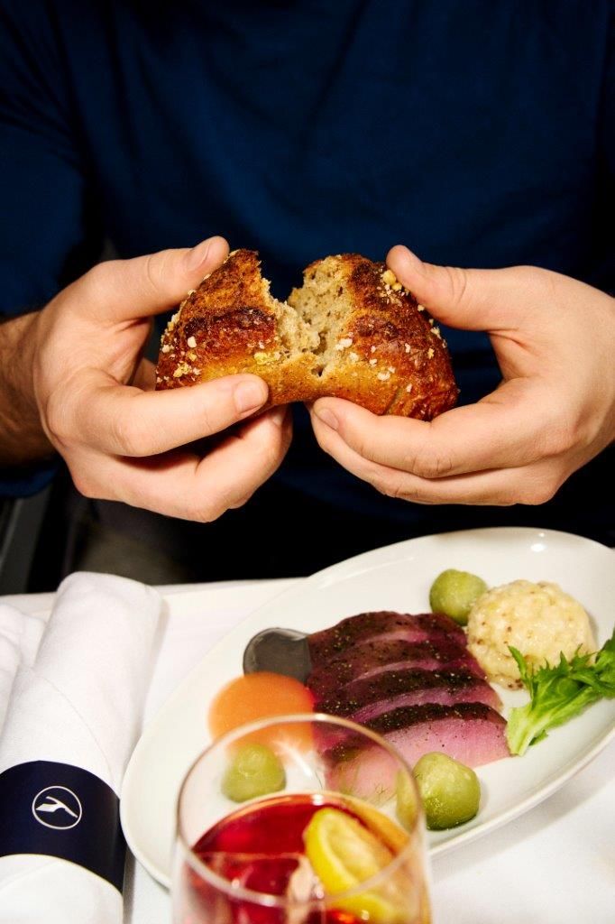 Lufthansa’s New Business Class Menu Delights With German Bread Culture