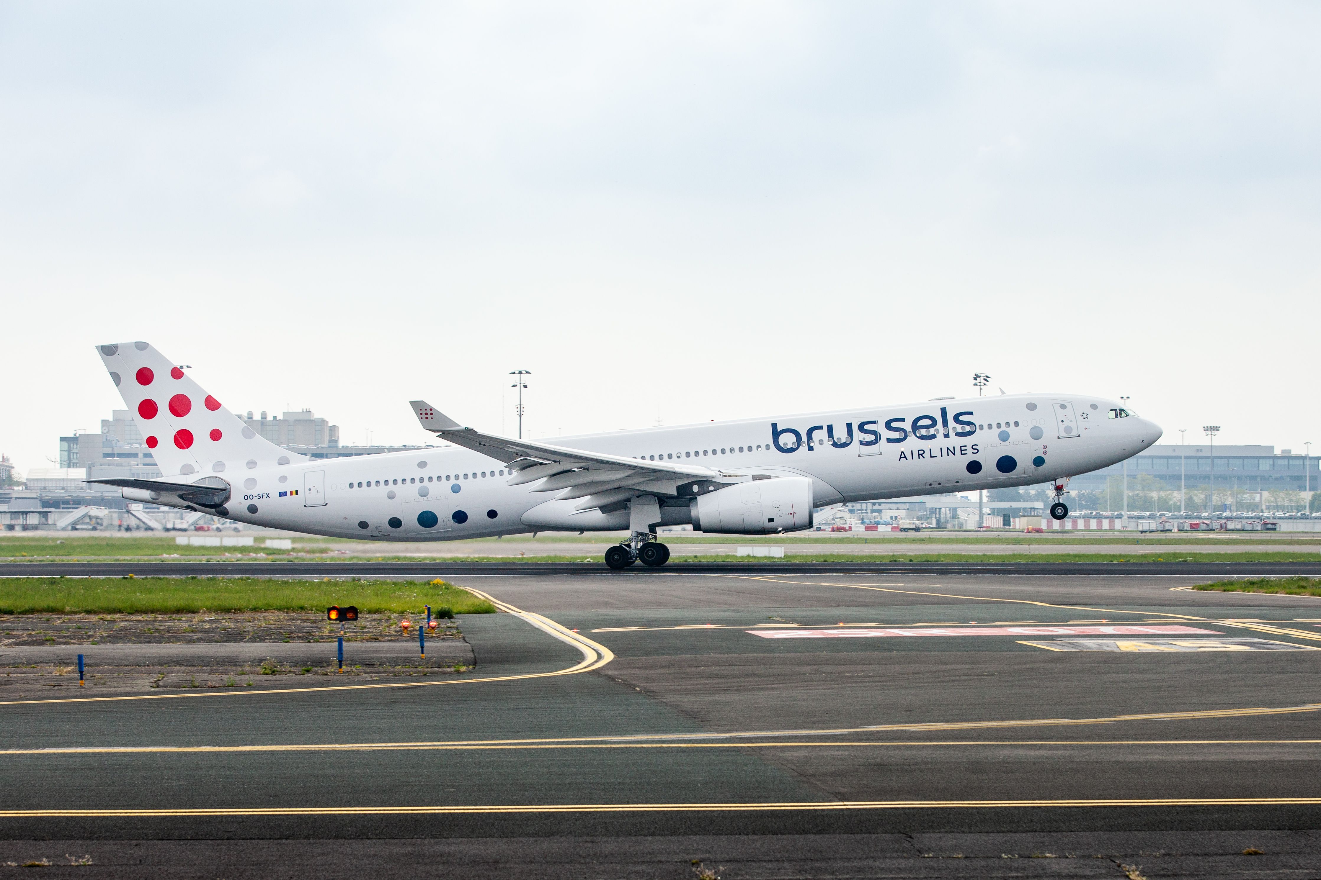 Brussels Airlines Airbus A330-300.