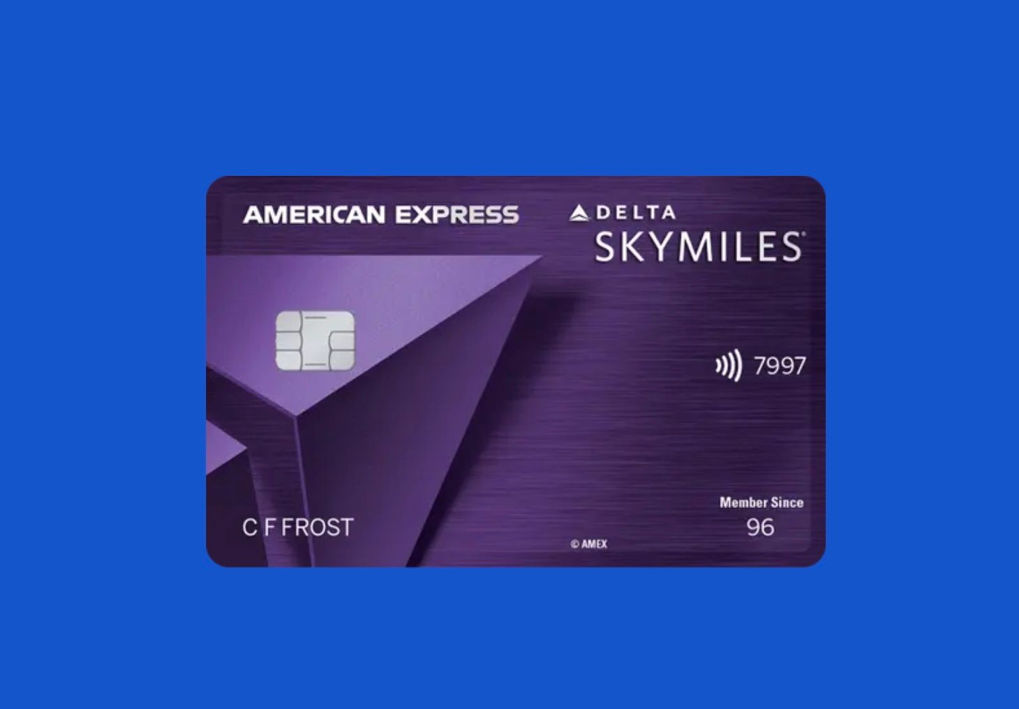 A Delta SkyMiles American Express Reserve Card.