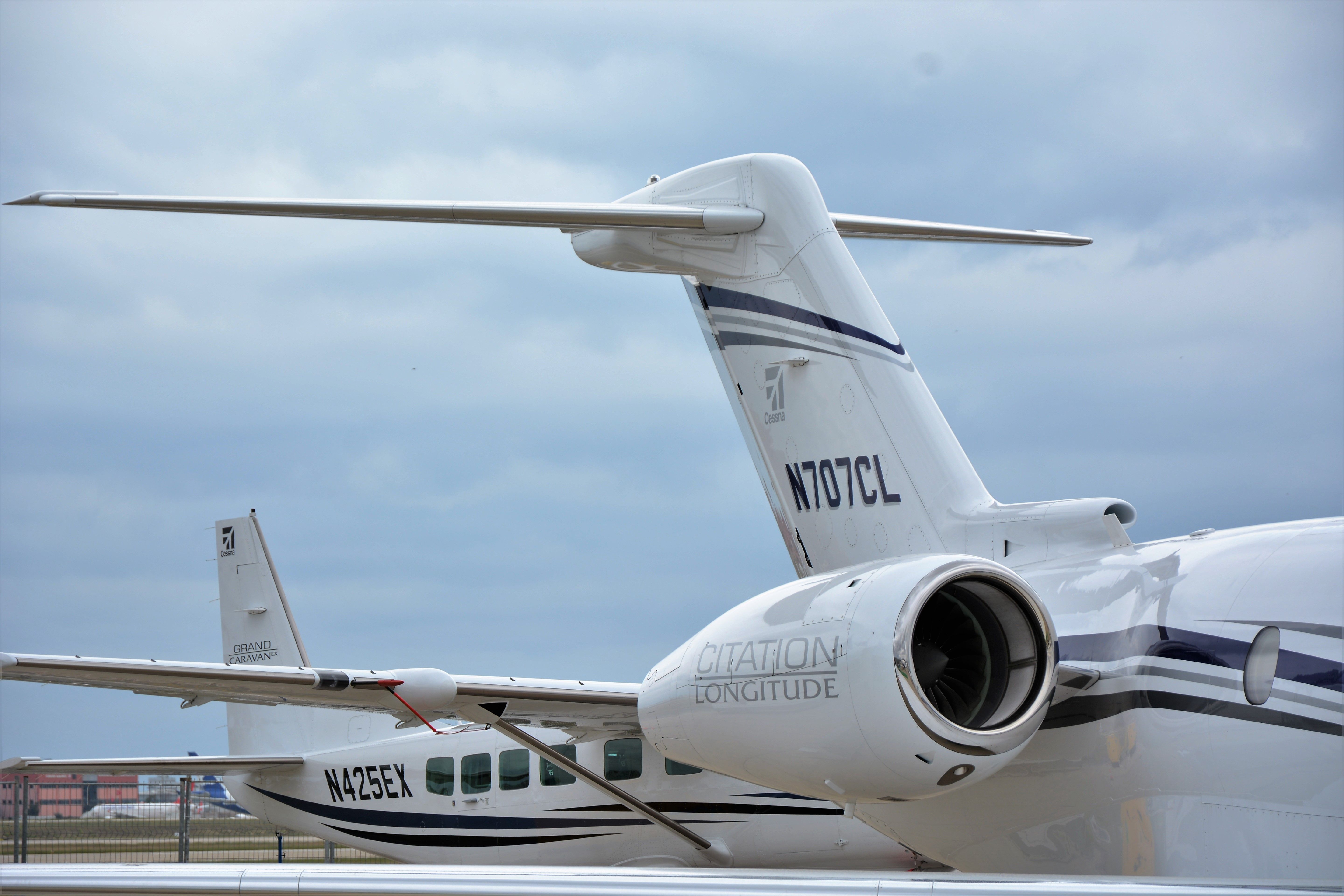 cessna citation longitude tail