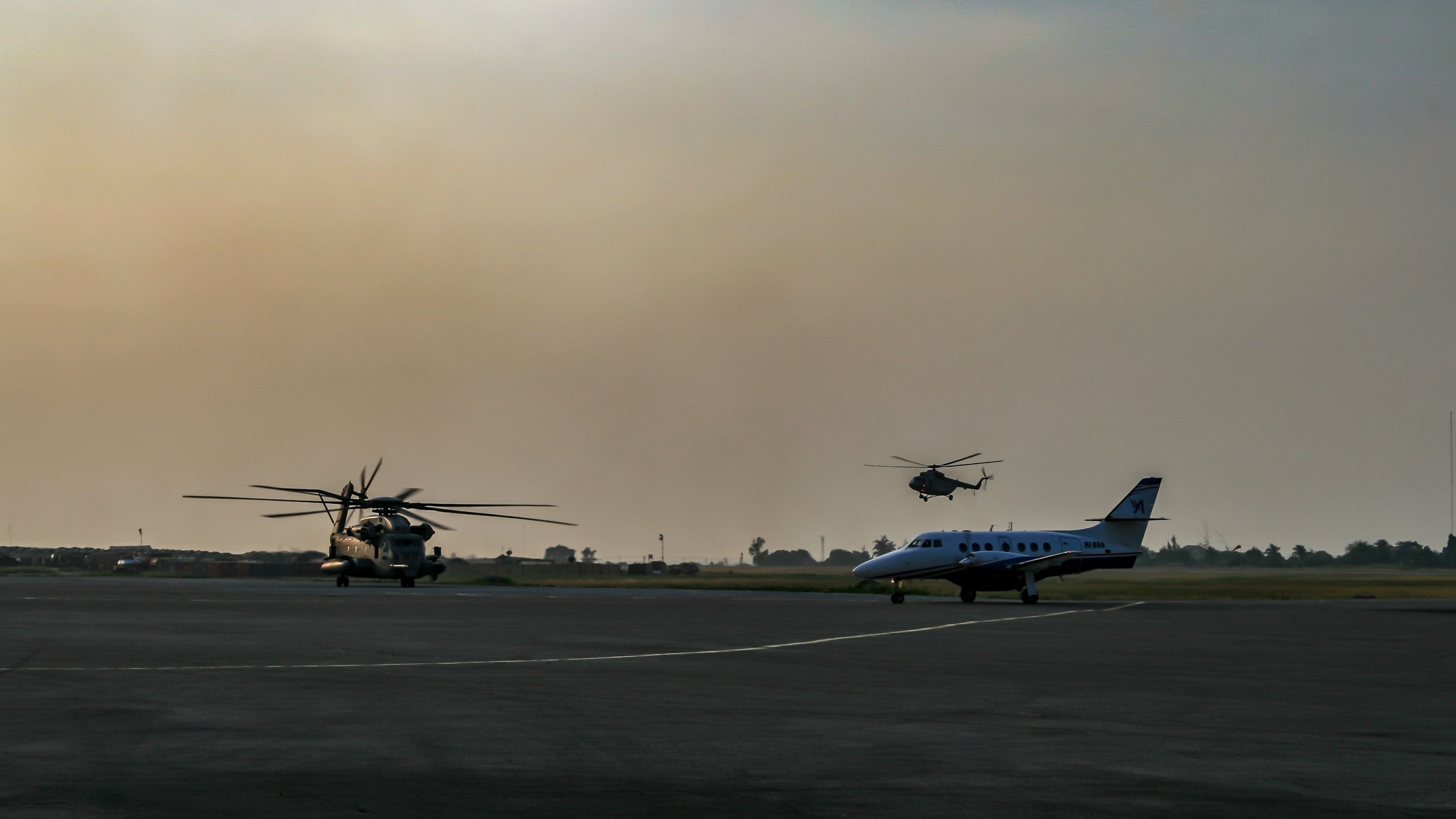 An airport in Haiti