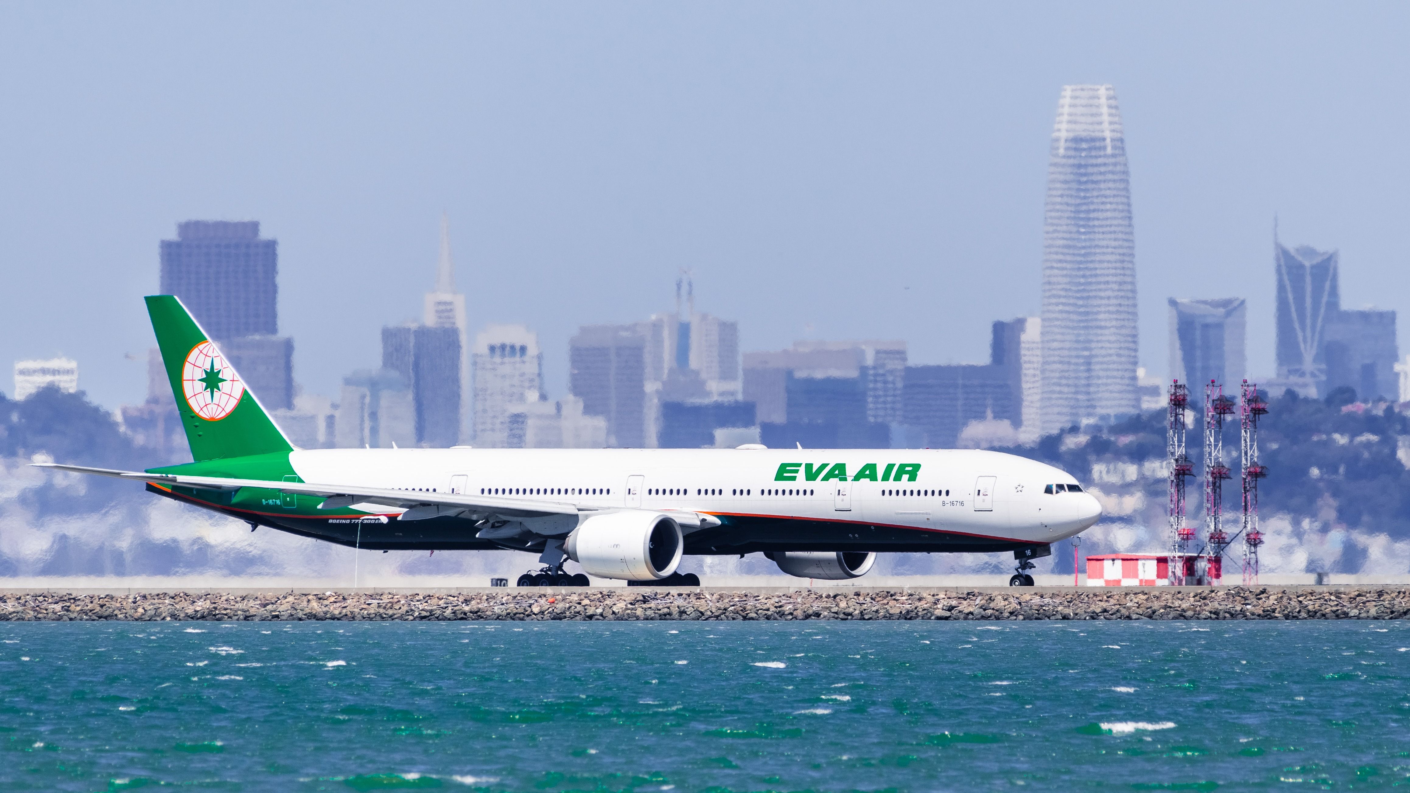 EVA Air Boeing 777 at SFO