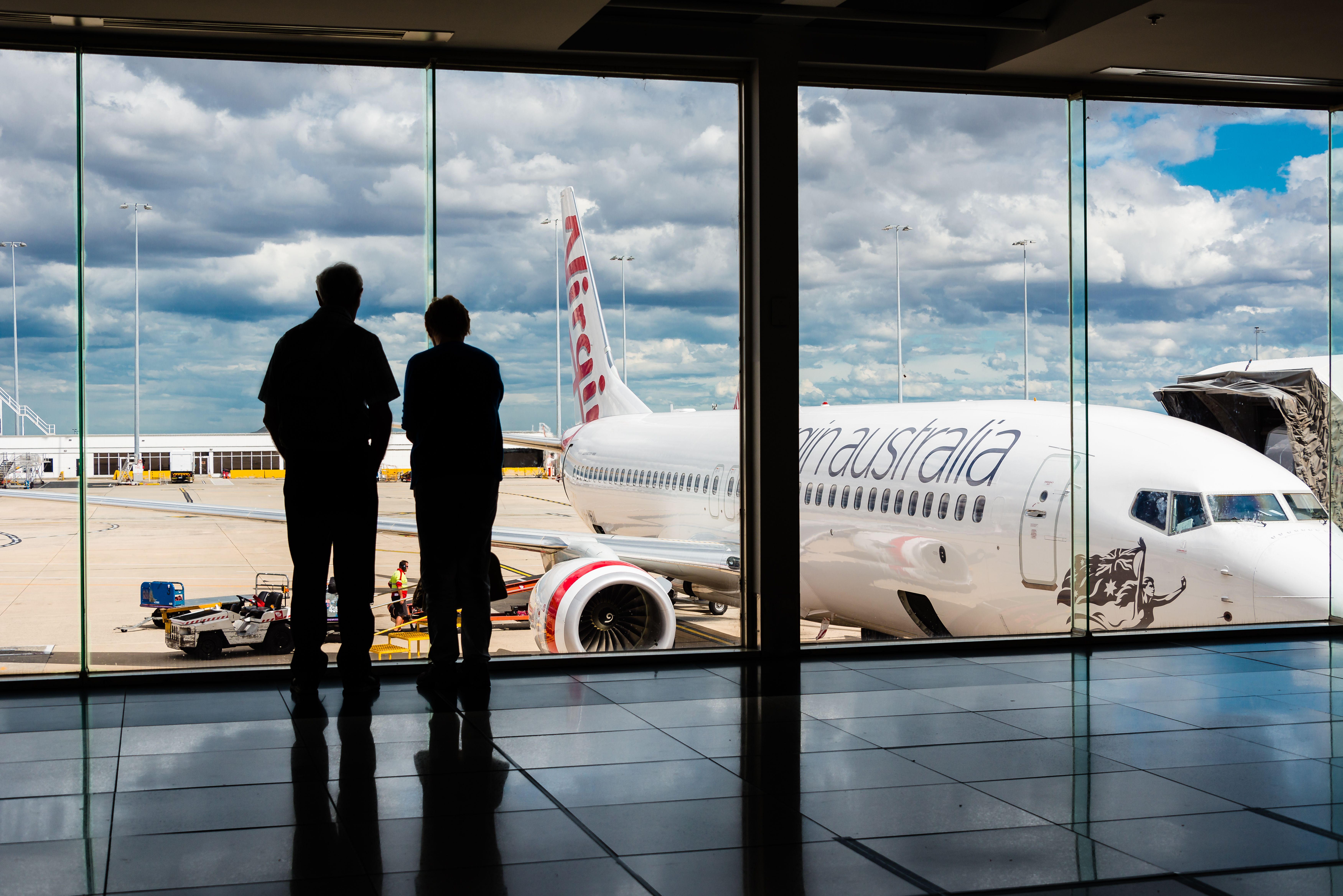 Virgin Australia Boeing 737 at Melbourne Airport