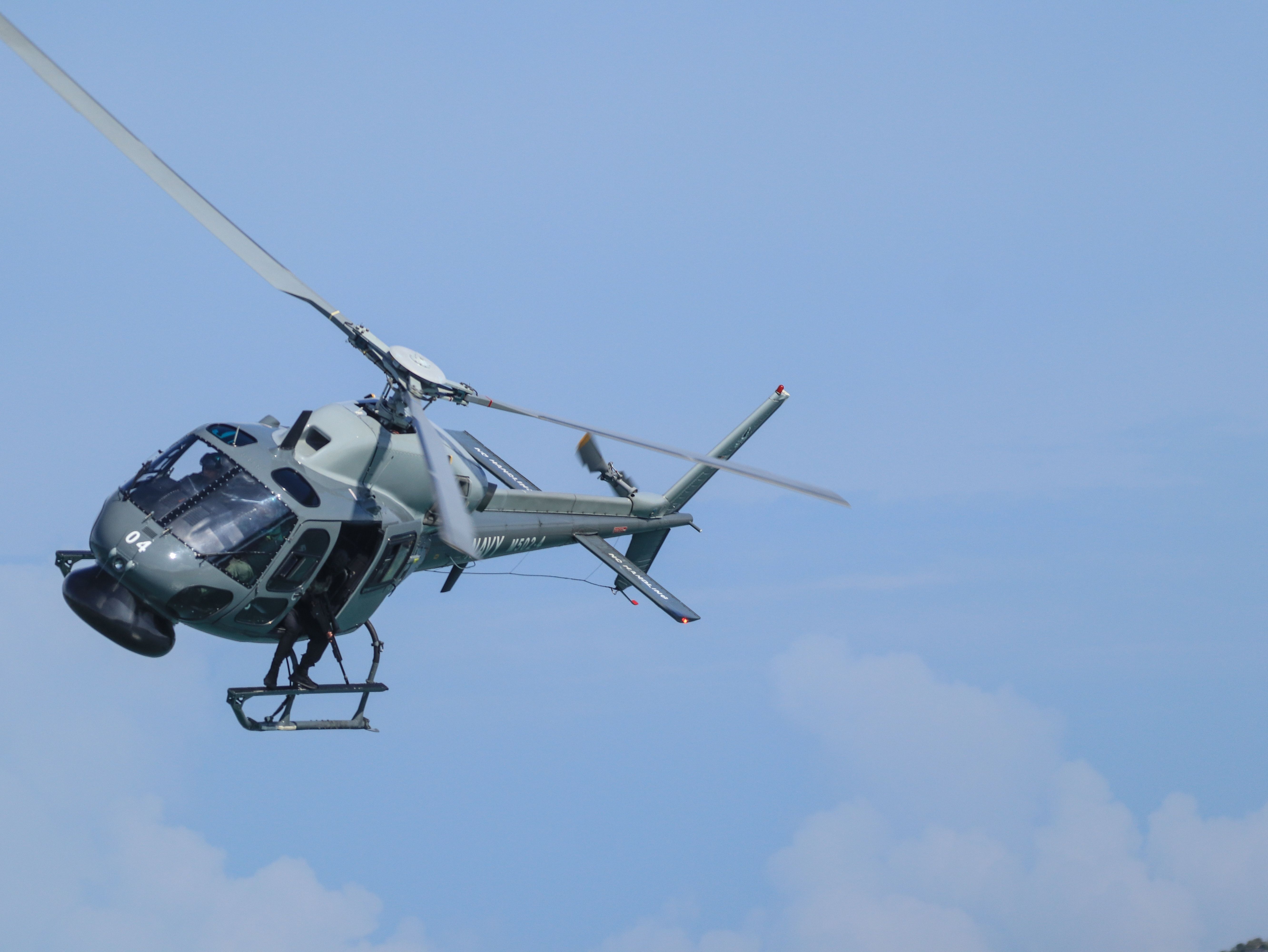 Eurocopter Fennec AS555SN belong to Royal Malaysian Navy