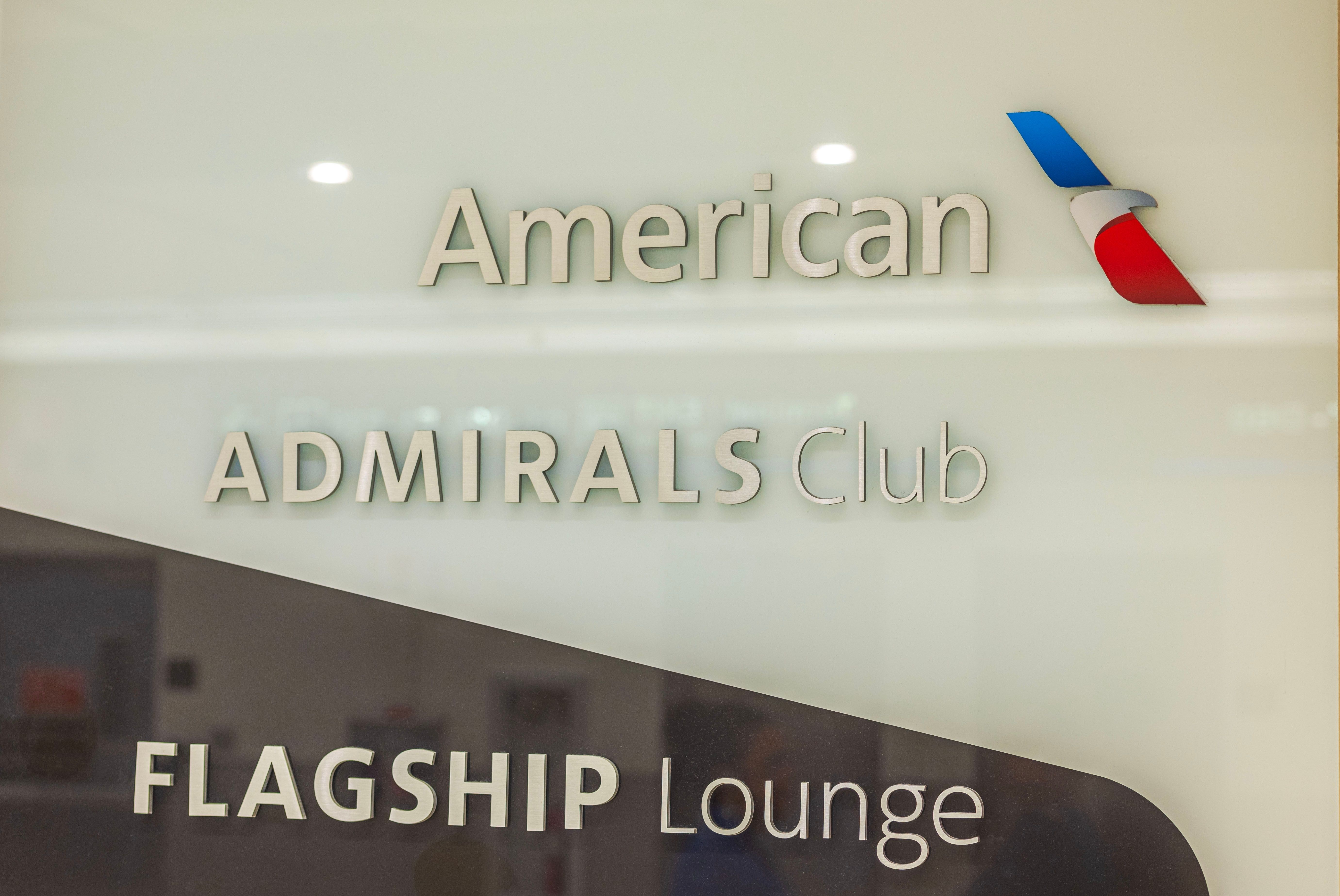 American Airlines flagship lounge/Admirals Club