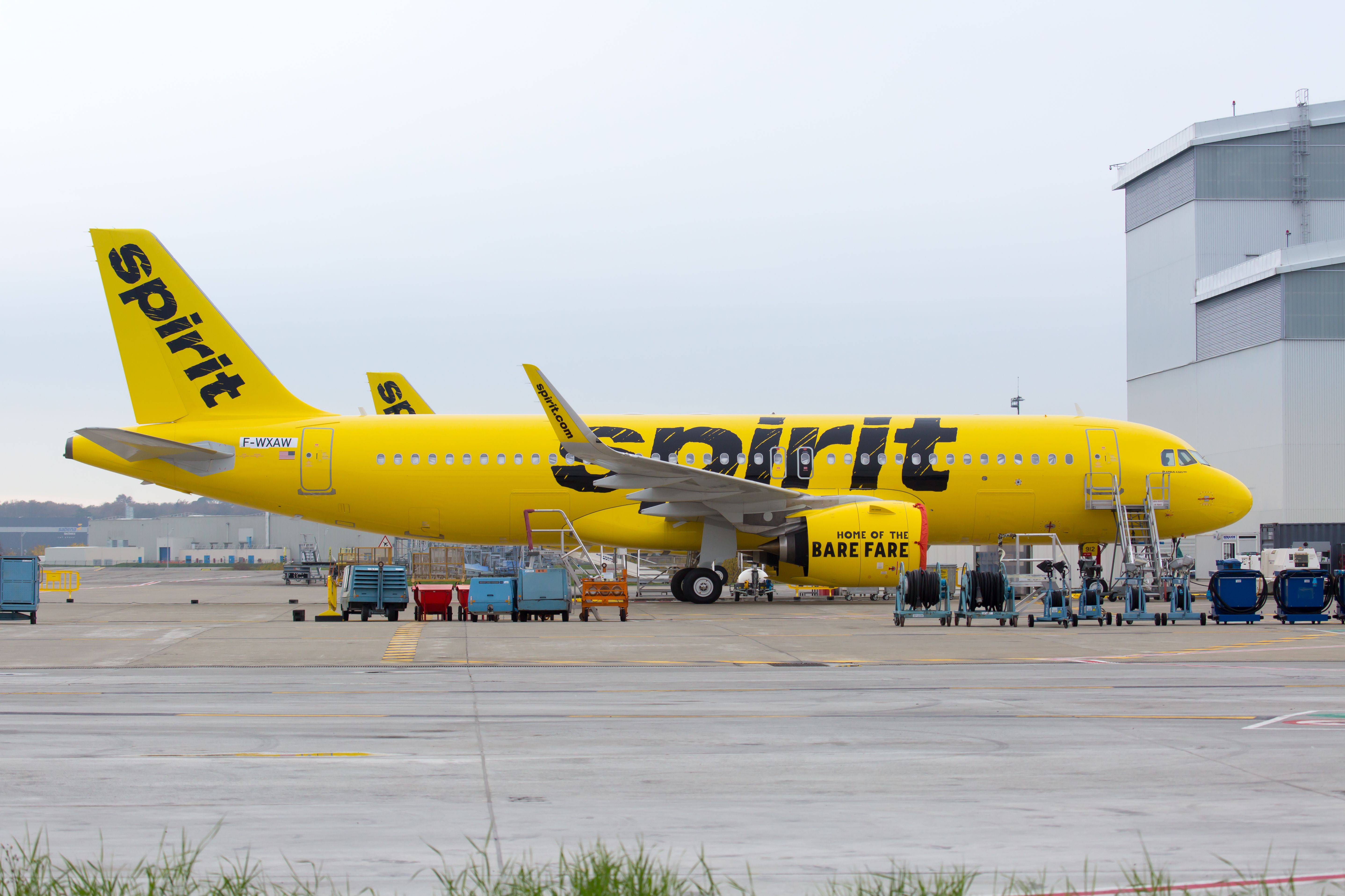 Spirit Airlines Airbus A320neo at Toulouse FAL
