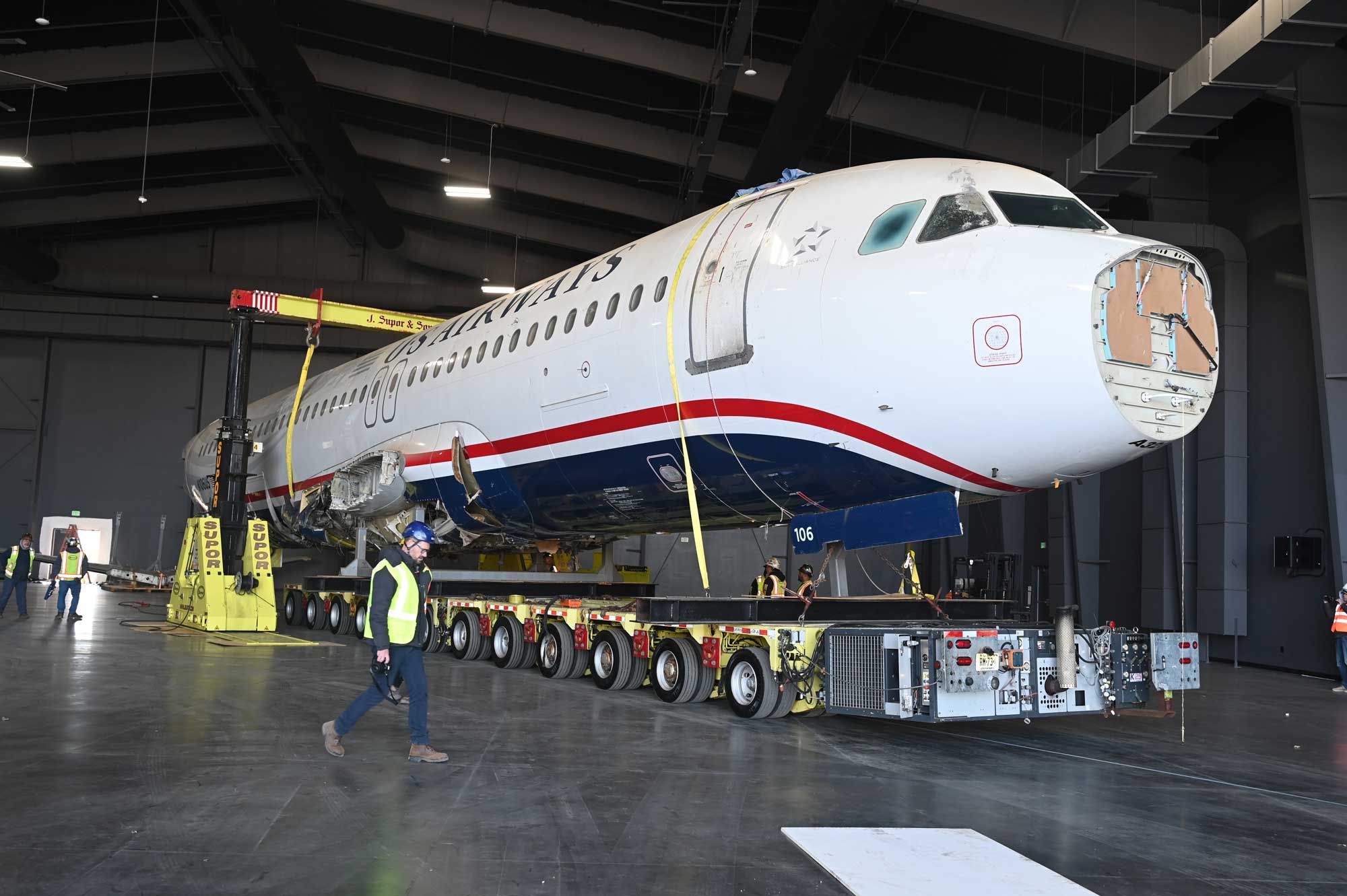 The US Airways Airbus A220 from the Miracle of the Hudson