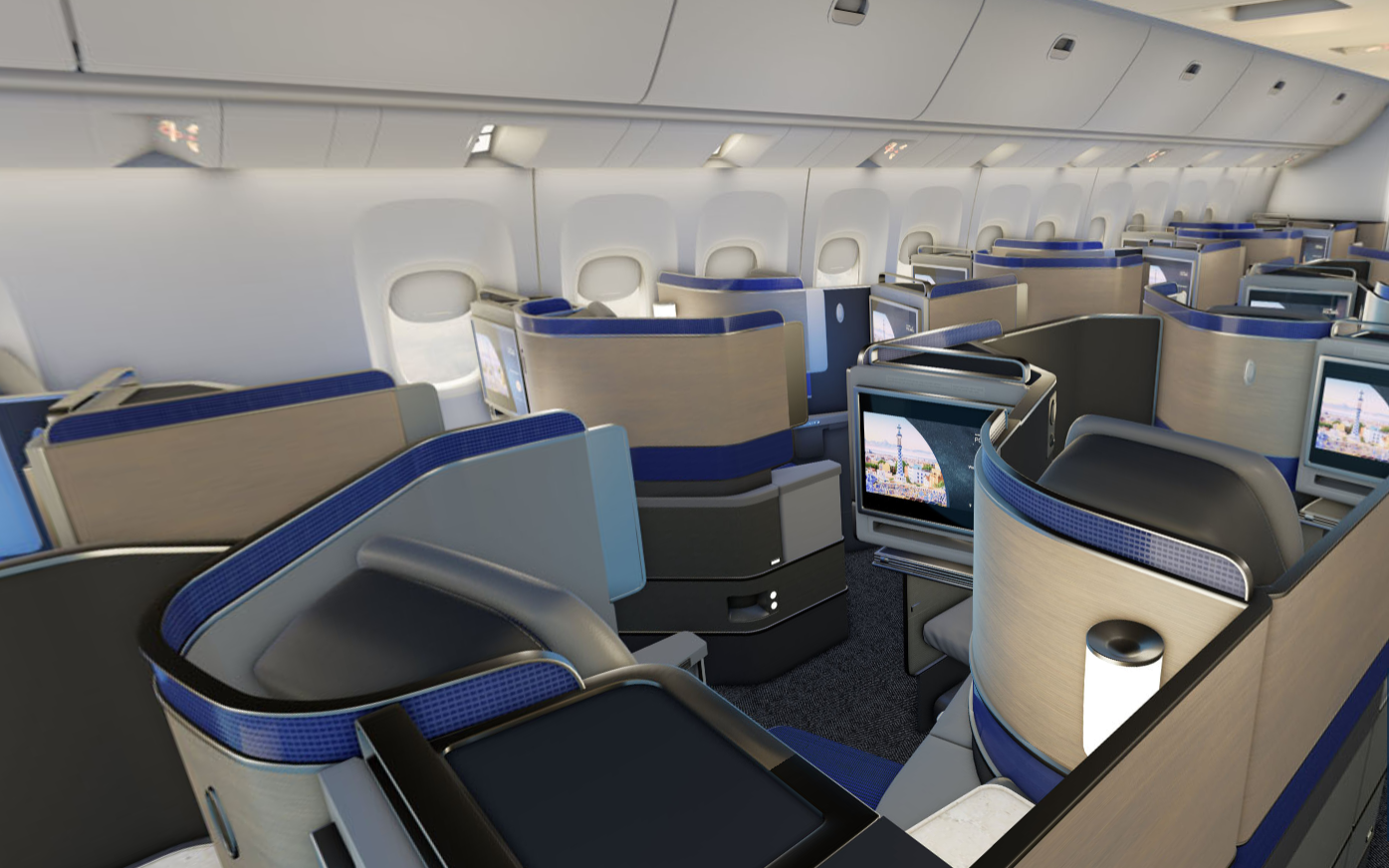 United Boeing 767 Polaris Cabin