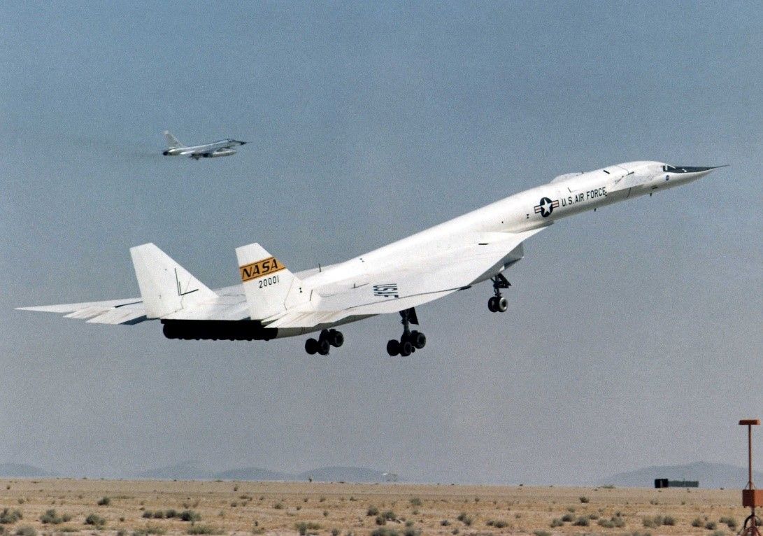 XB-70A Valkyrie in flight