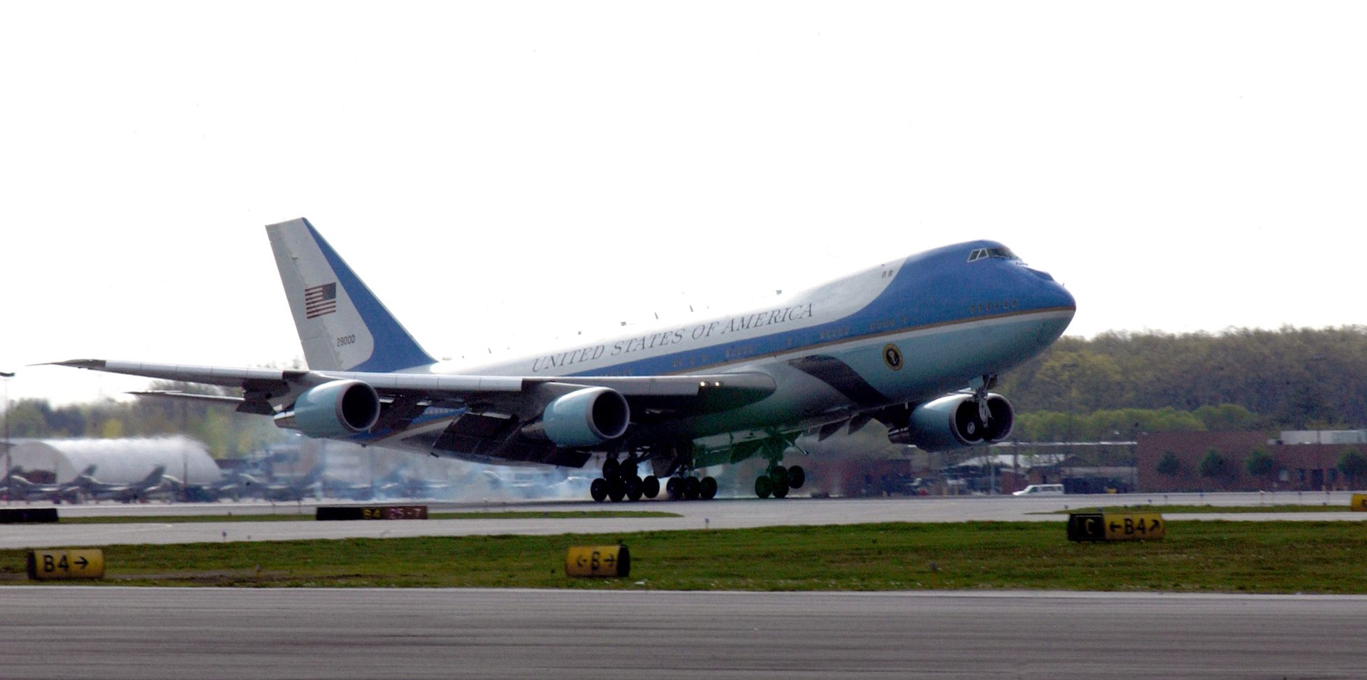 Air Force One taking off