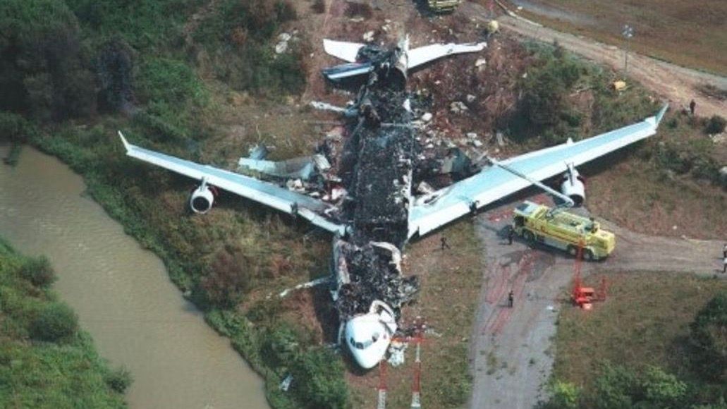 Air France 358 wreckage