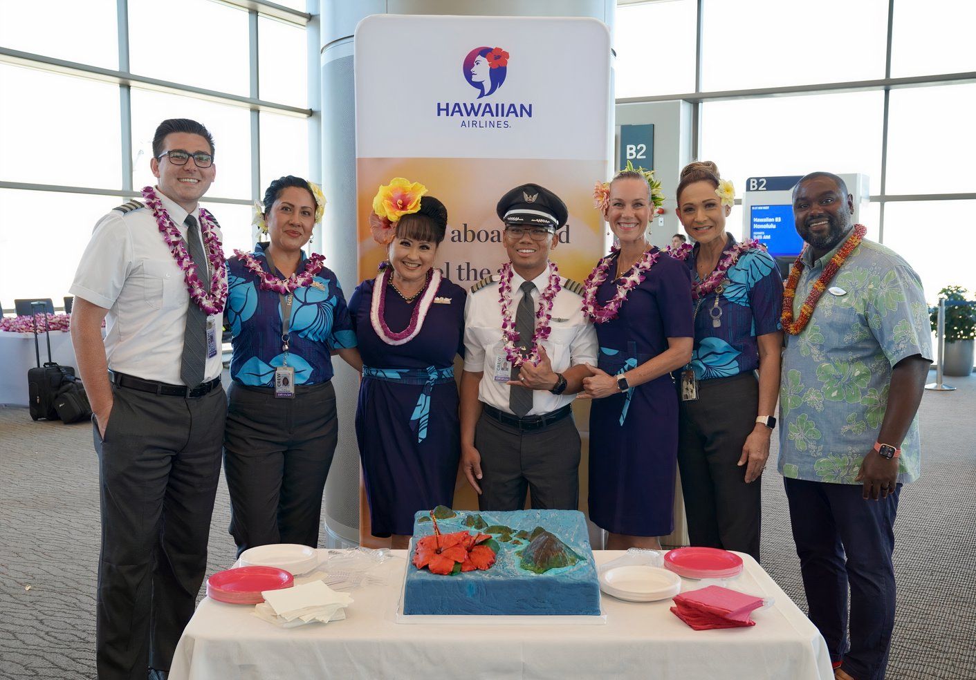 Hawaiian Airlines flight to Salt Lake City