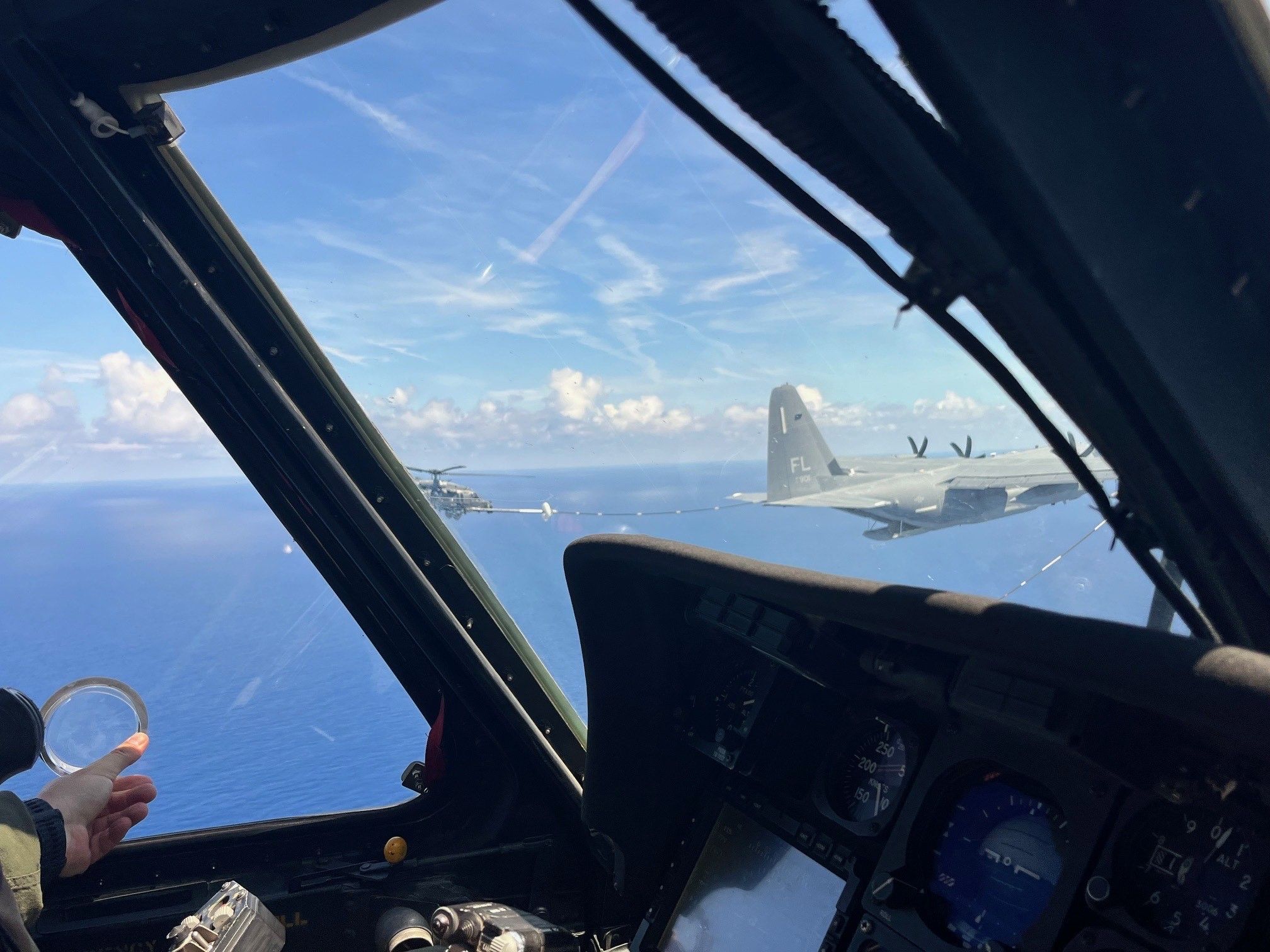 4 USAF Rescue Wing Helicopters Airlift Passengers On Carnival Cruise ...