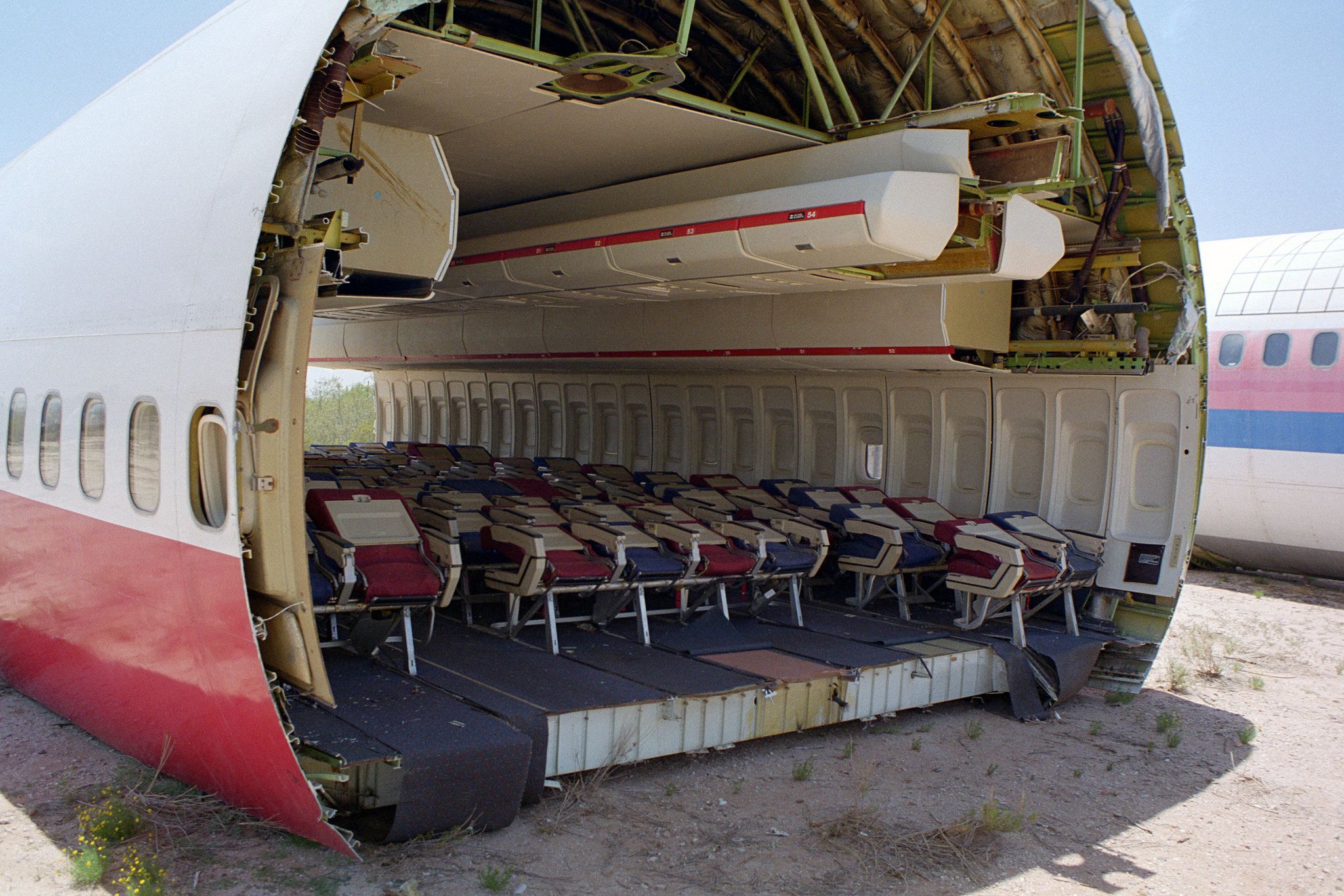 Ex-TWA 747 Fuselage Section