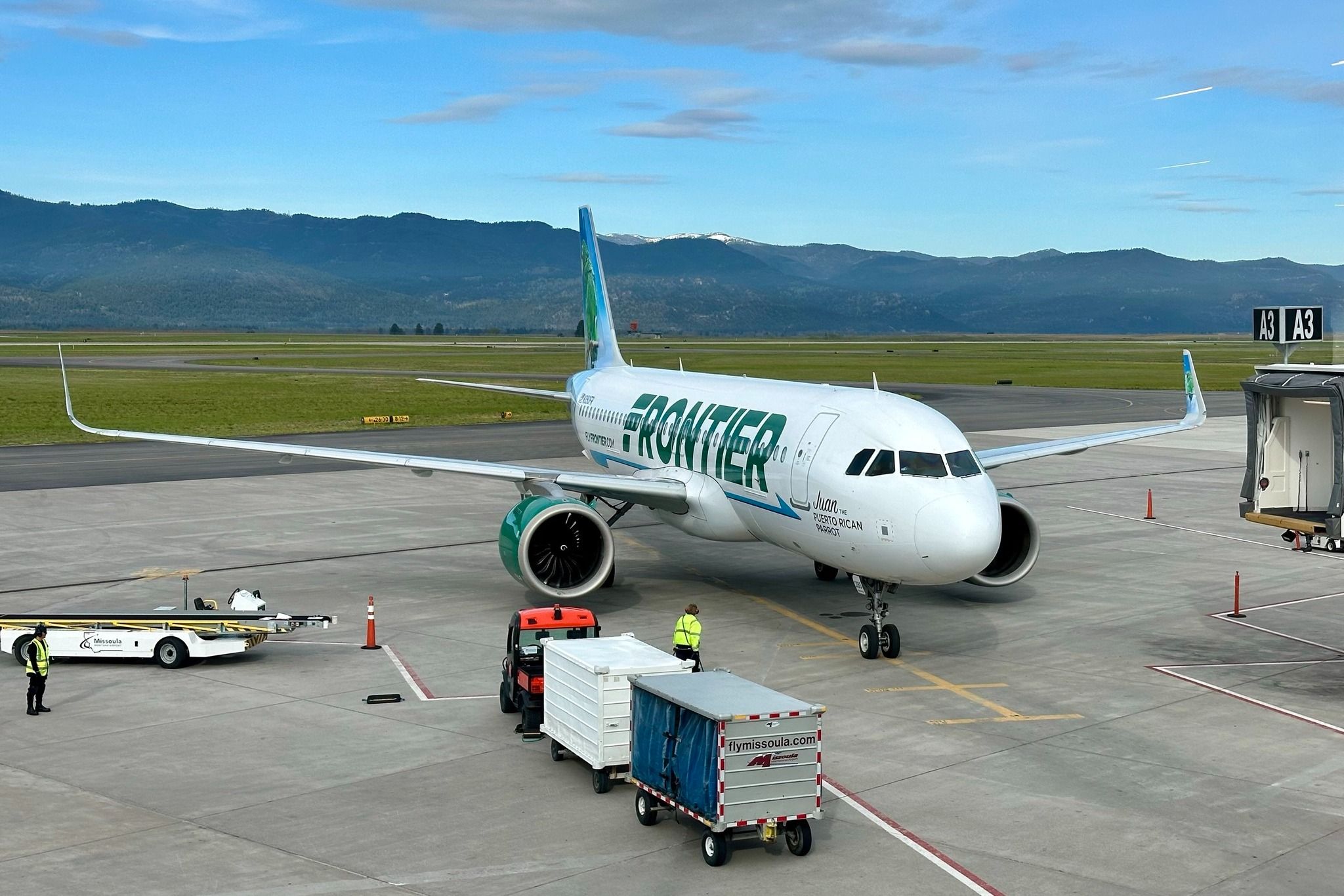 Frontier Airlines Airbus A320neo.