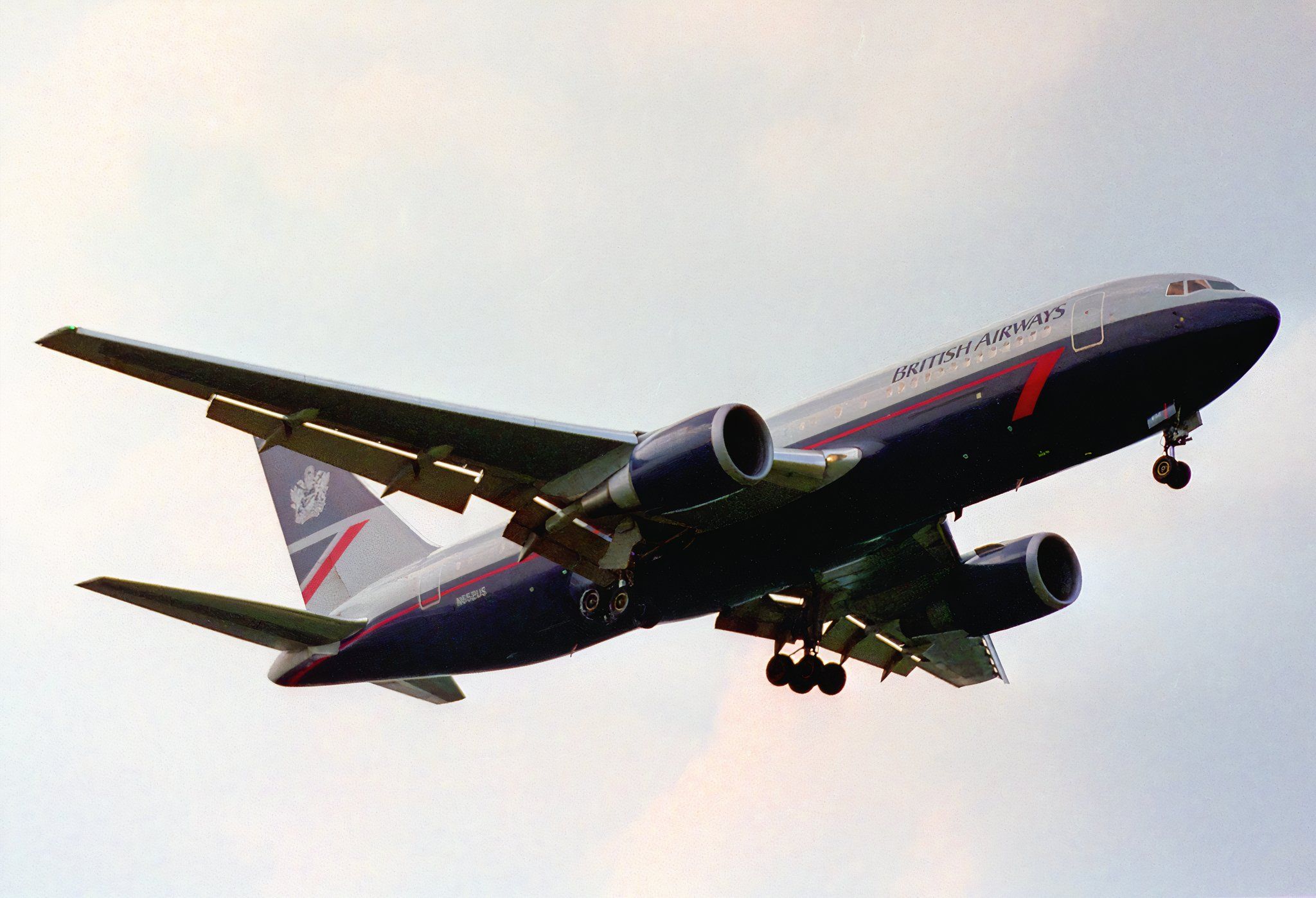 British Airways Boeing 767-200ER Landing In Baltimore