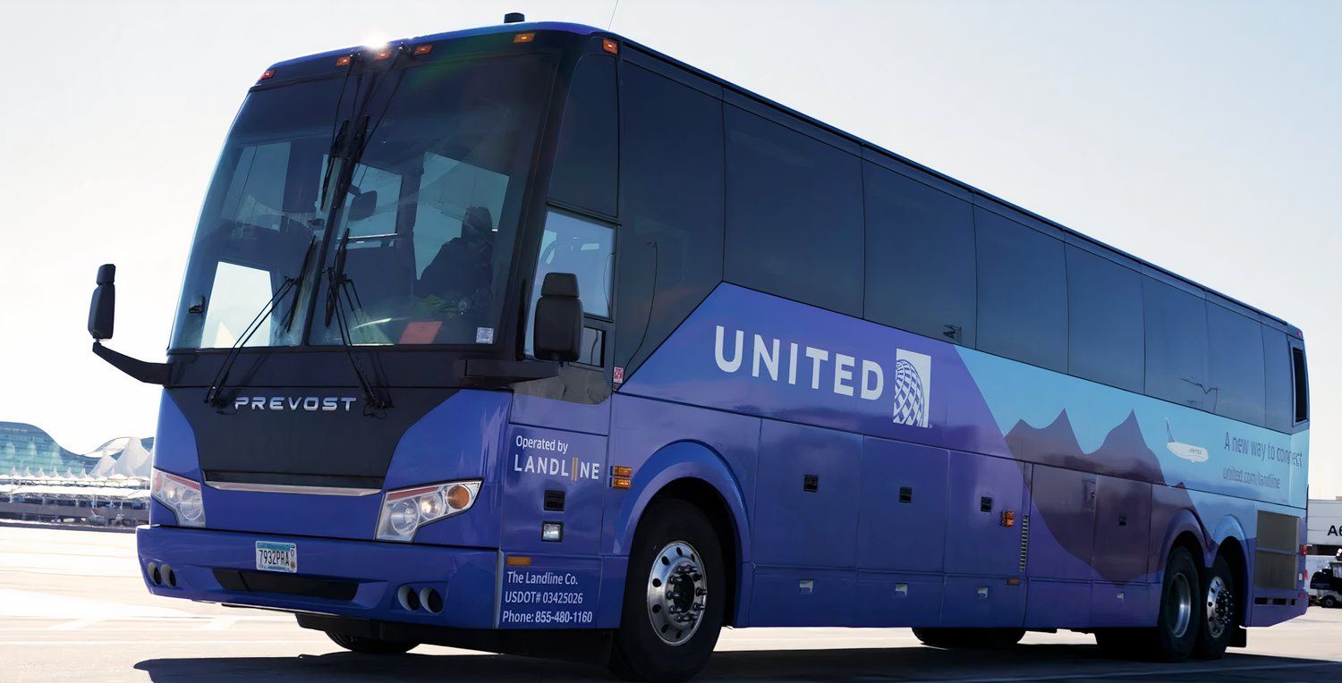 United Airlines Landline Bus
