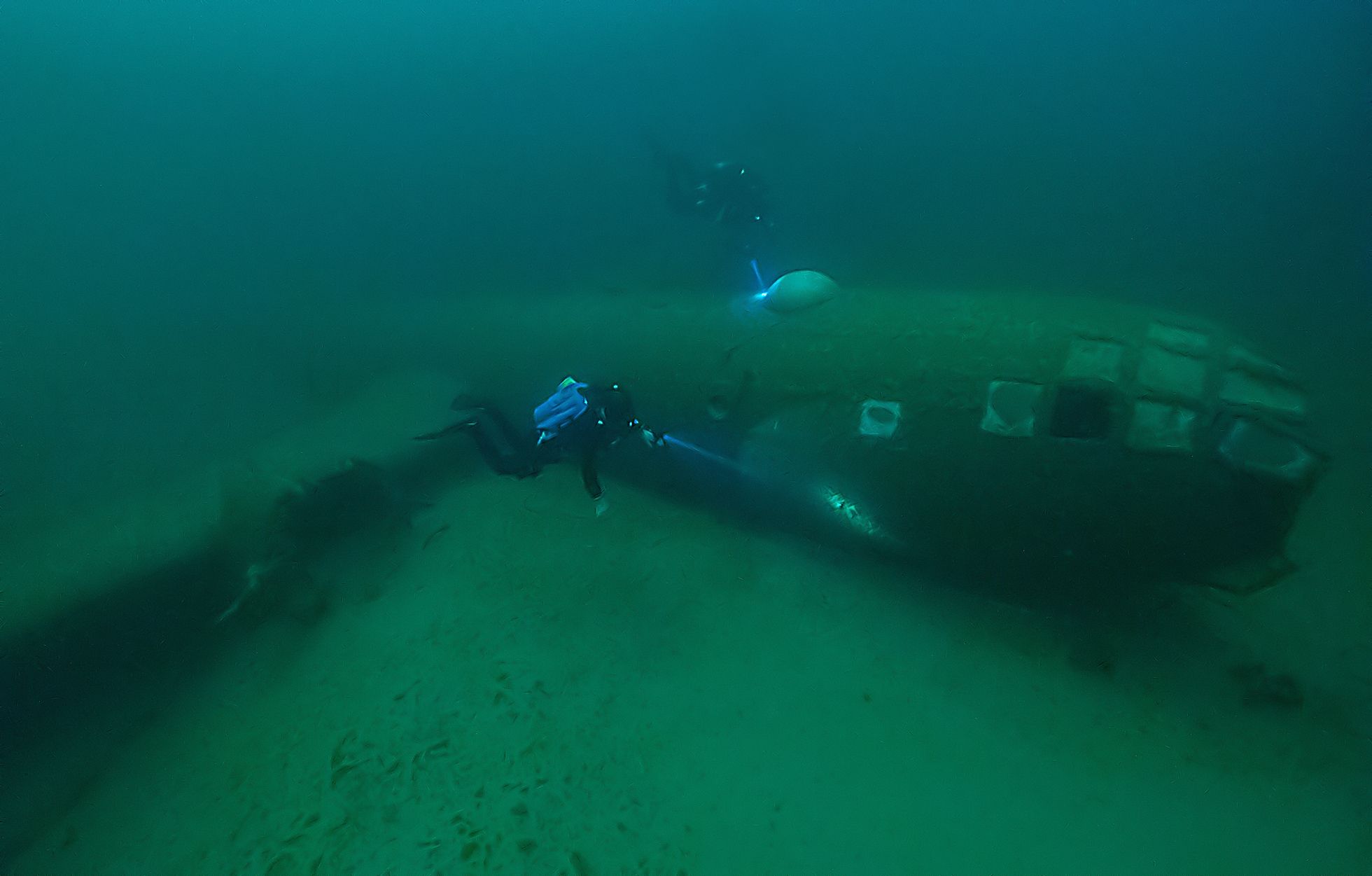 Boeing B-29 in Lake Mead