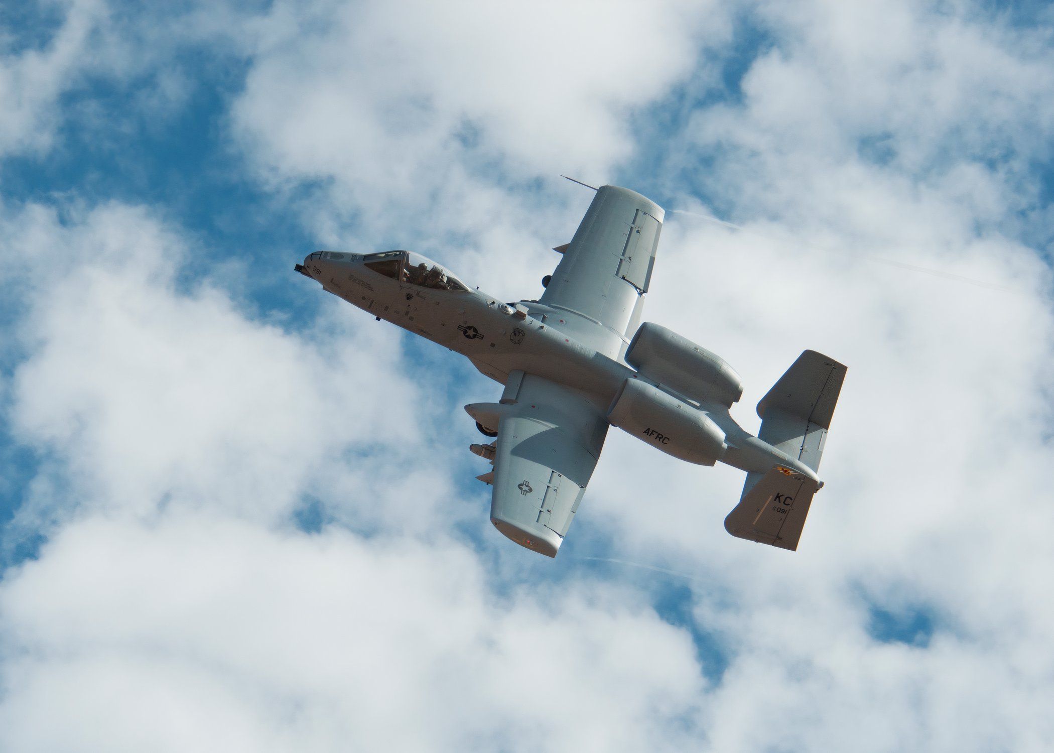 A-10 Warthog in flight.