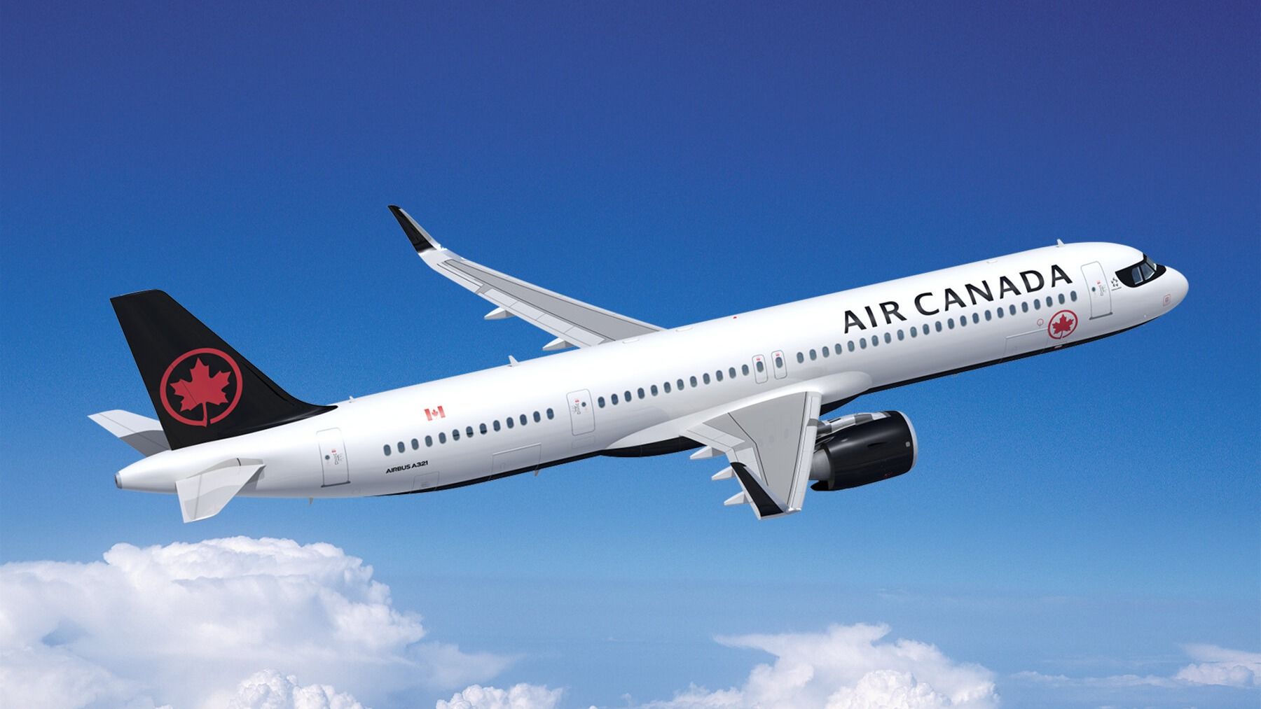 Air Canada Airbus A321XLR Rendering