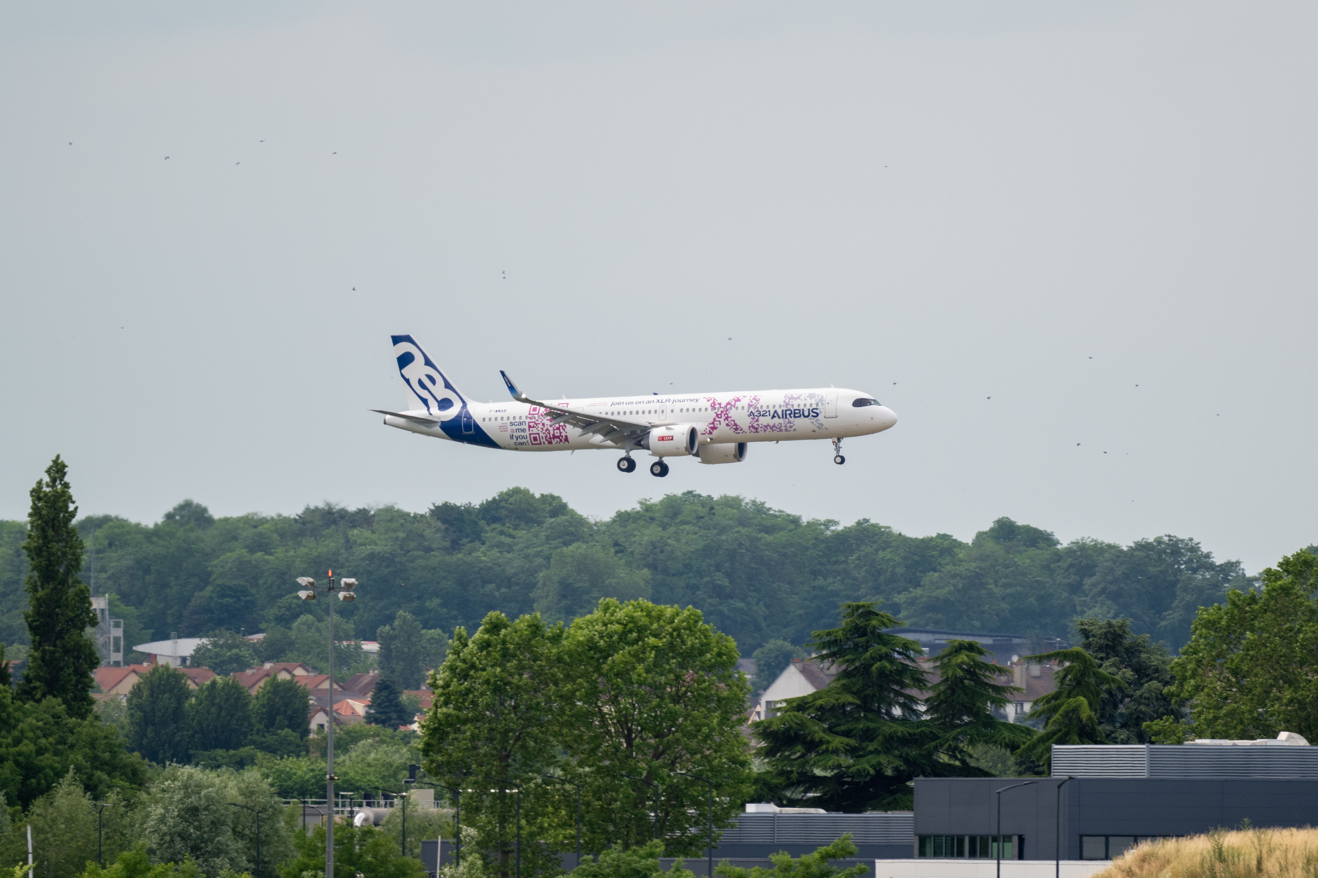 A321XLR Airbus arrival before Paris Air Show 2023_AI-EVE-2648-00-17-03