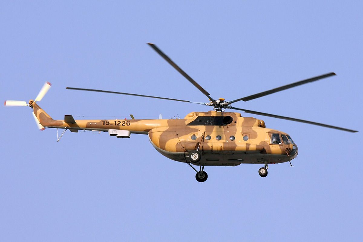 A Mi-17 helicopter of the Islamic Revolutionary Guard Corps Aerospace Force