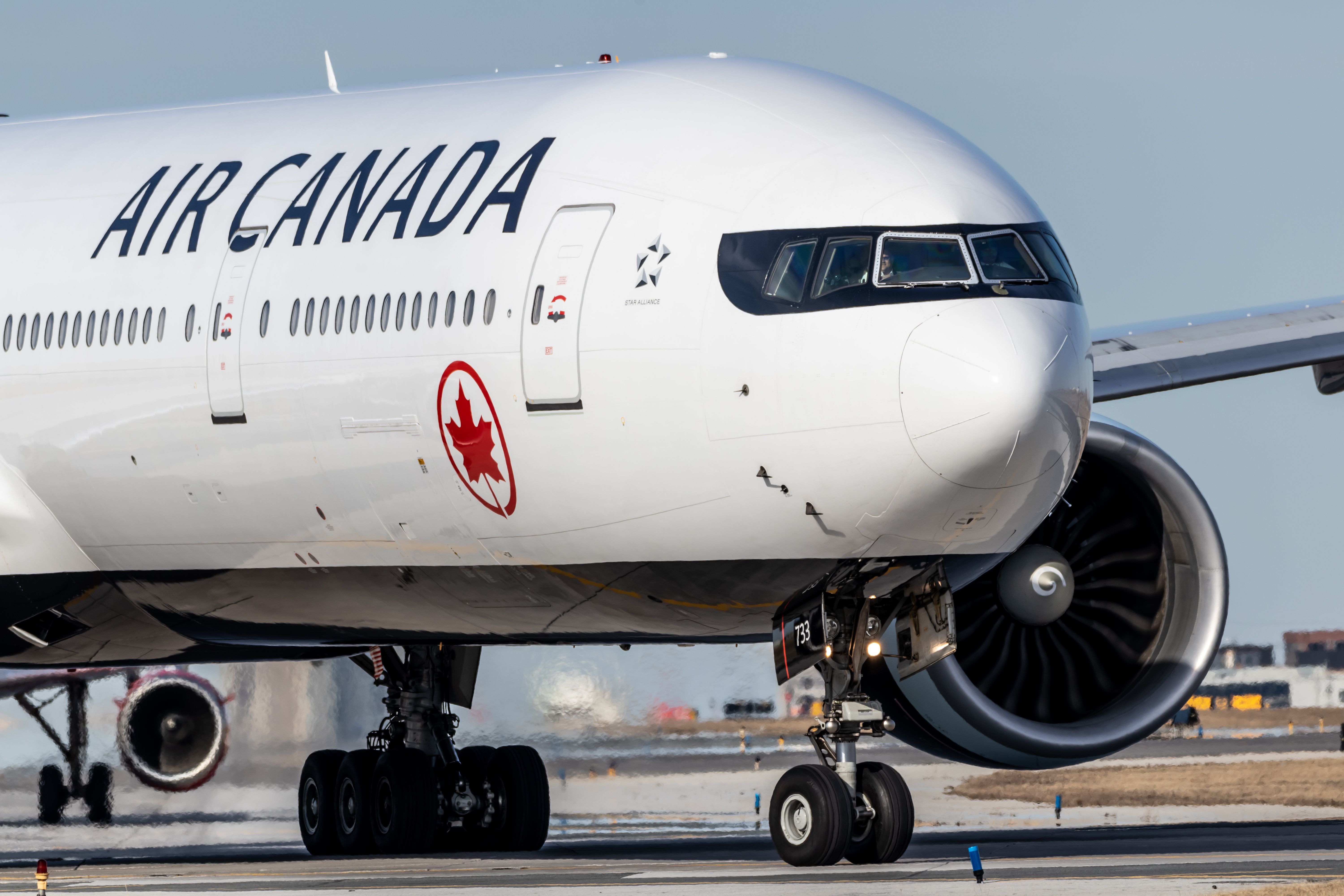 Air Cada Boeing 777 at Toronto Pearson International Airport YYZ shutterstock_1473904094