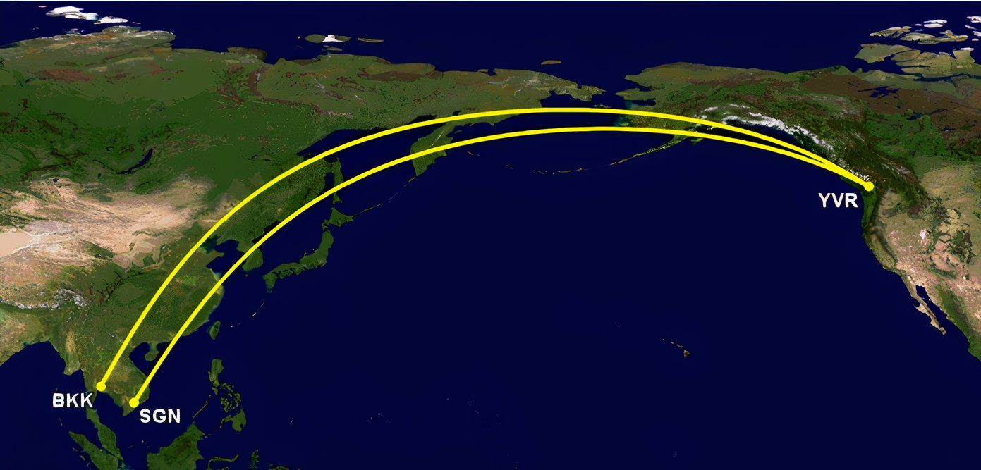 Air Canada BKK, SGN