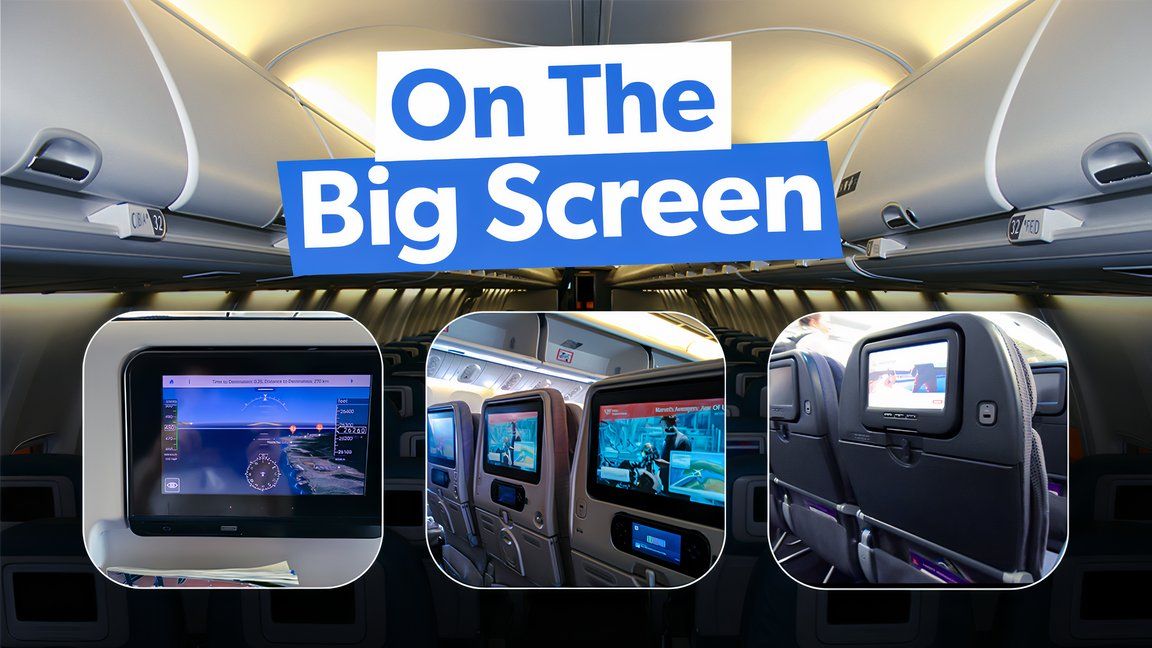 Which Airlines Have The Largest IFE Screens?